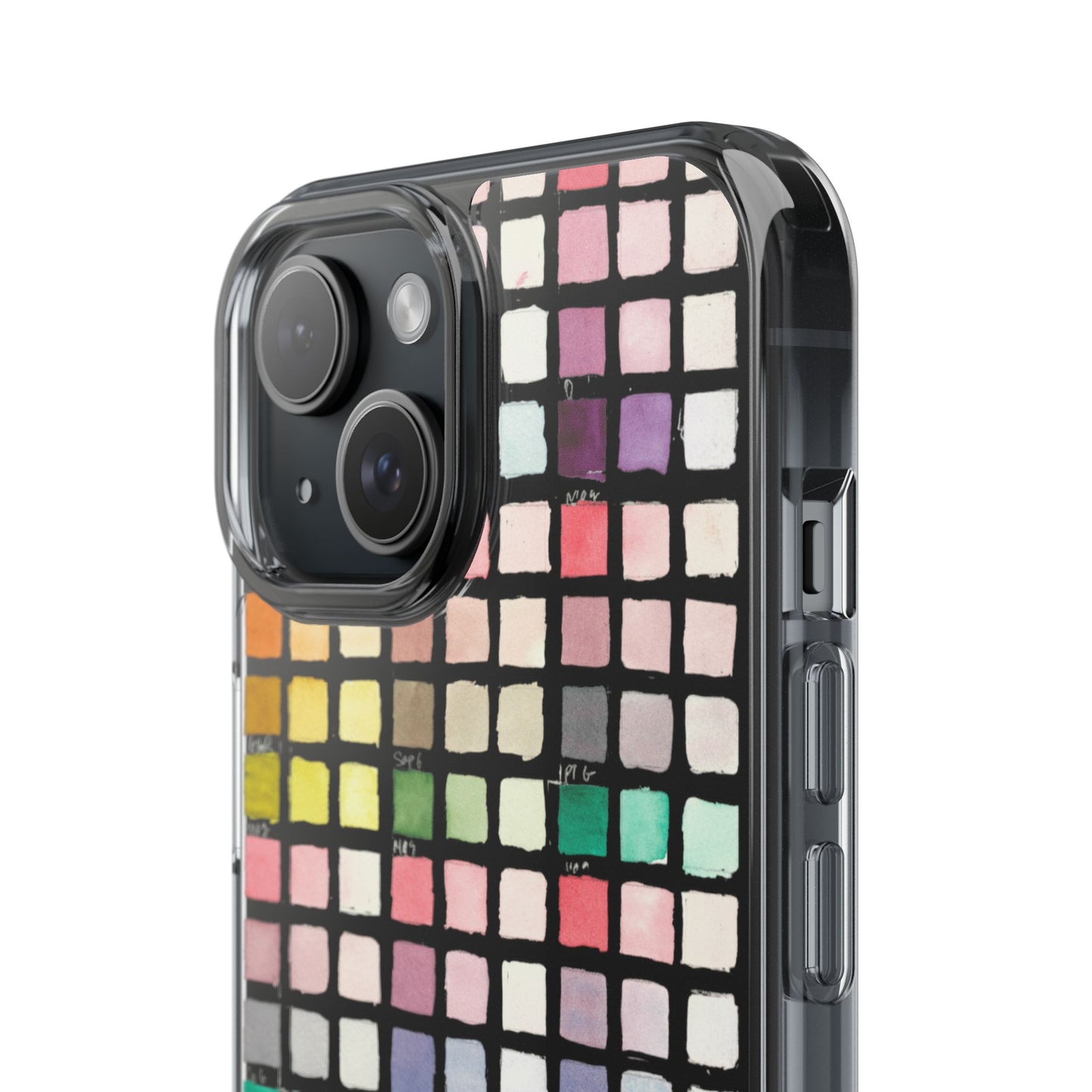Watercolor Swatches Clear Phone Case - Brooke Zitting, LLC