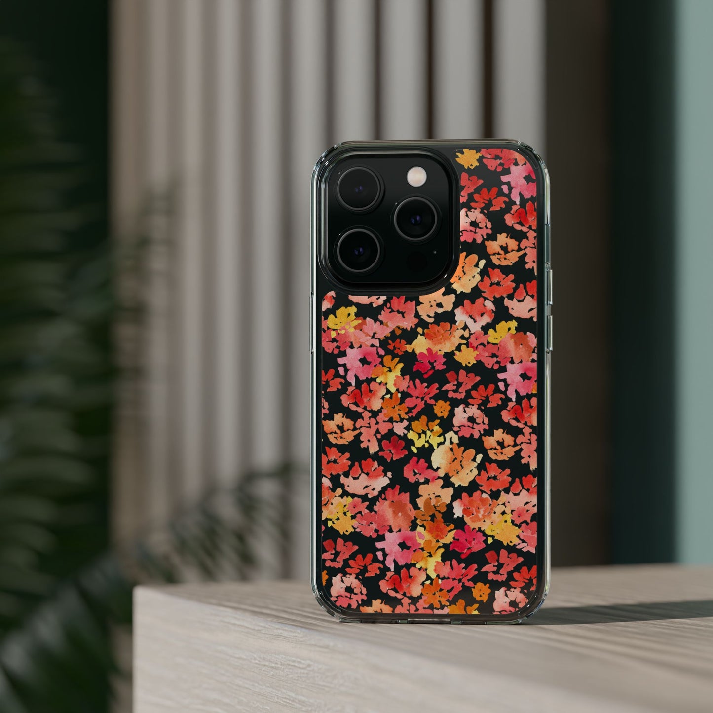 Watercolor Mini Posy Clear Phone Case - Brooke Zitting, LLC