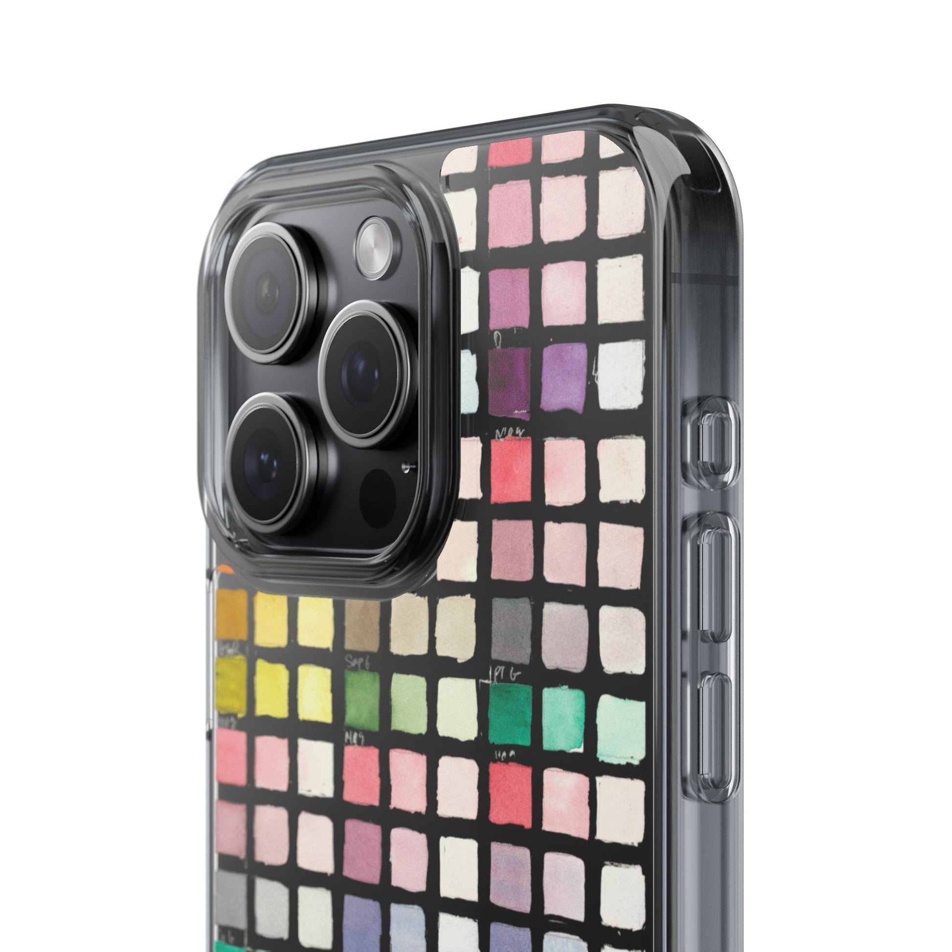 Watercolor Swatches Clear Phone Case - Brooke Zitting, LLC