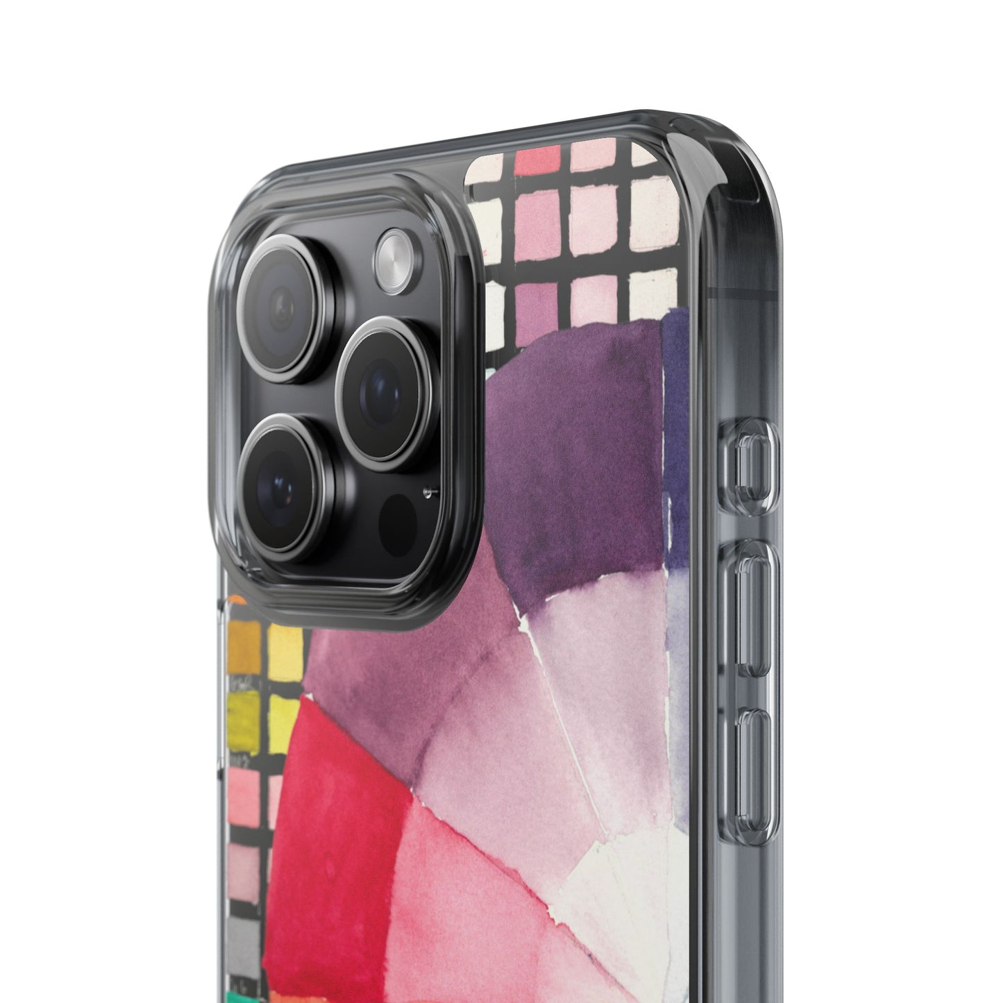 Watercolor-Theory Clear Phone Case - Brooke Zitting, LLC