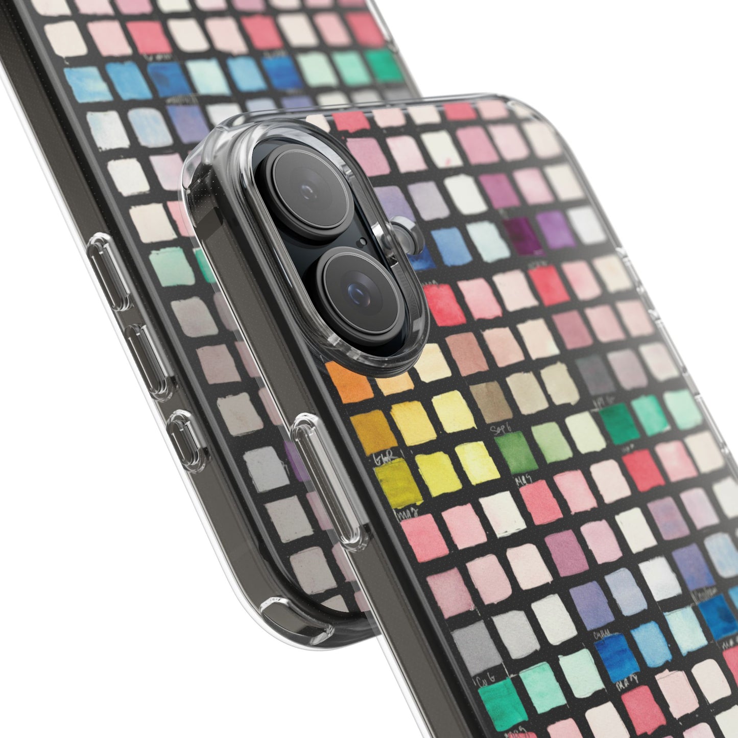 Watercolor Swatches Clear Phone Case - Brooke Zitting, LLC