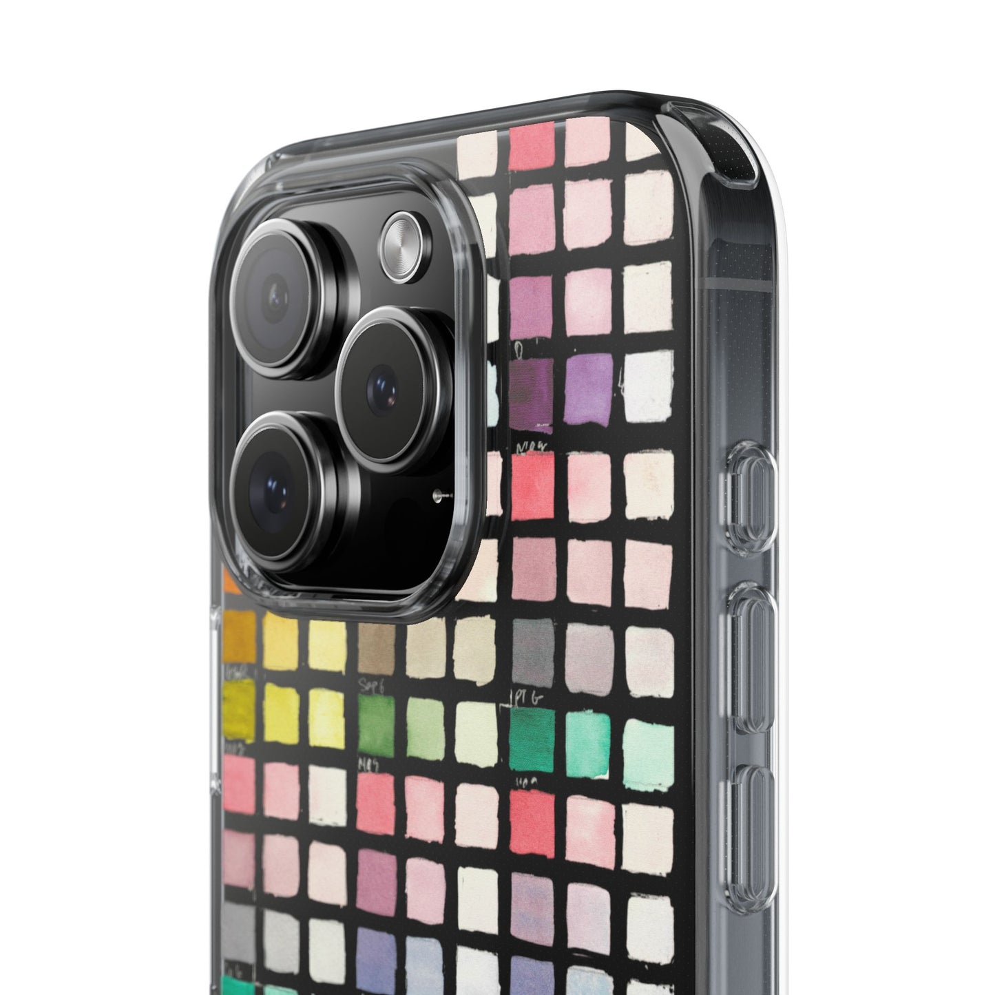 Watercolor Swatches Clear Phone Case - Brooke Zitting, LLC