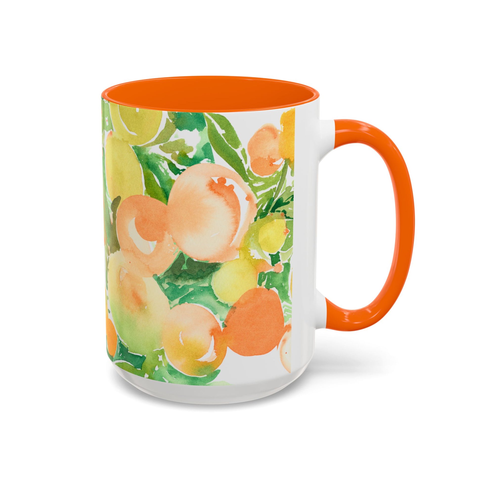 Citrus and Peaches Coffee Mug (11, 15oz) - Brooke Zitting, LLC