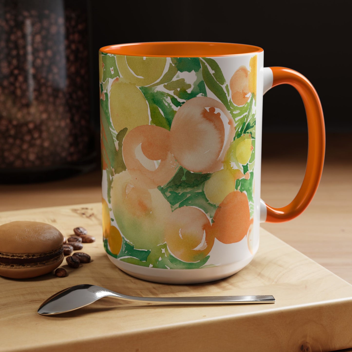 Citrus and Peaches Coffee Mug (11, 15oz) - Brooke Zitting, LLC