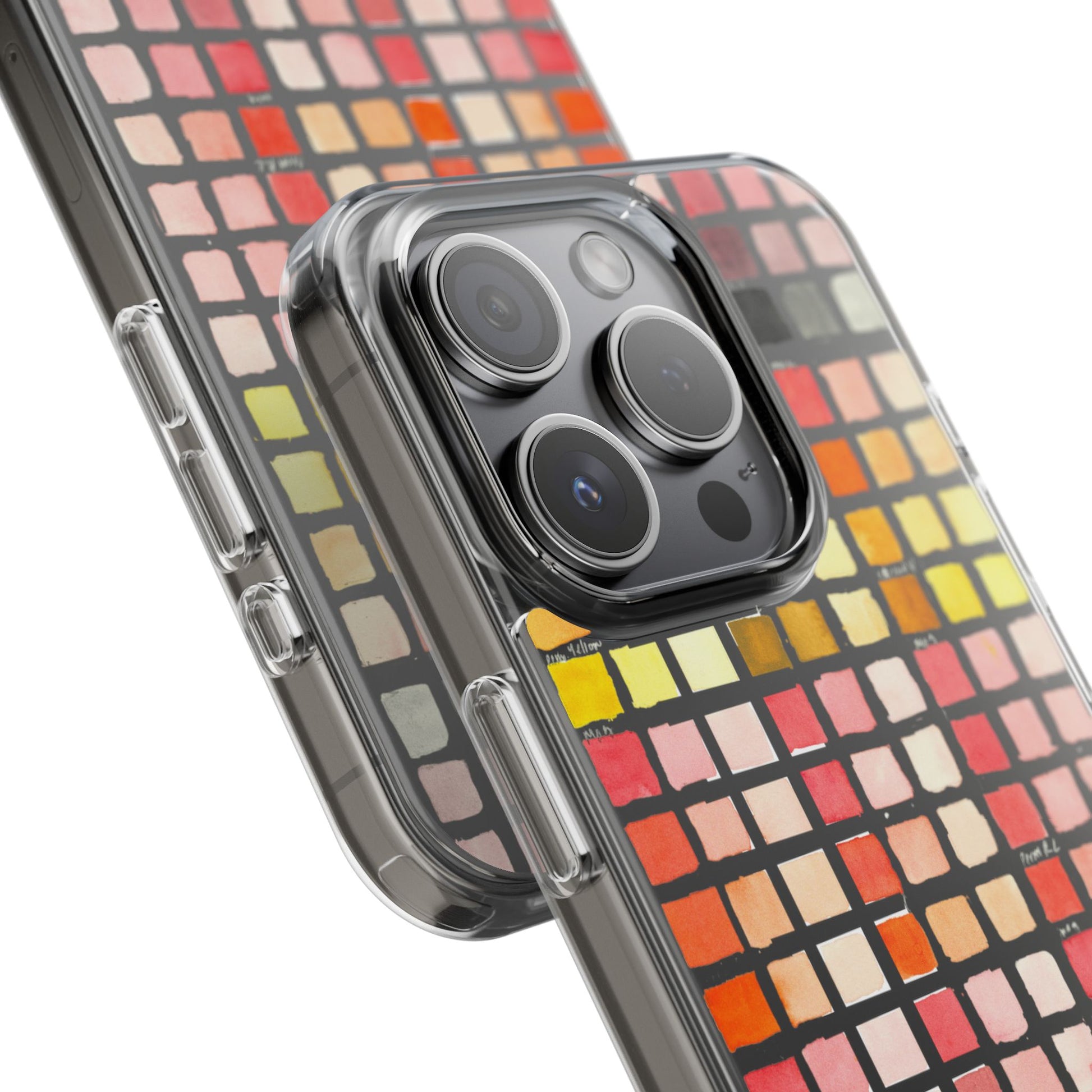 Watercolor Paint Swatches Clear Phone Case - Brooke Zitting, LLC