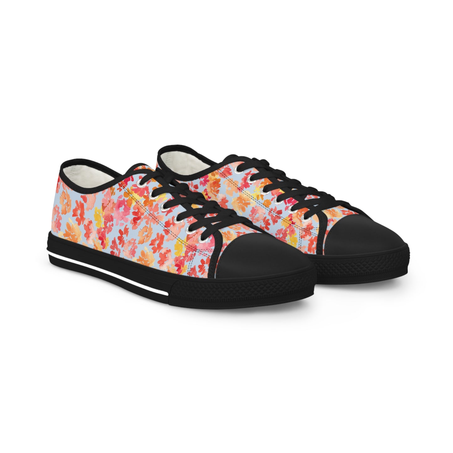 Soft-Toned Posy Low Tops – Watercolor  Sneakers for All | Unique Gift Idea - Brooke Zitting, LLC
