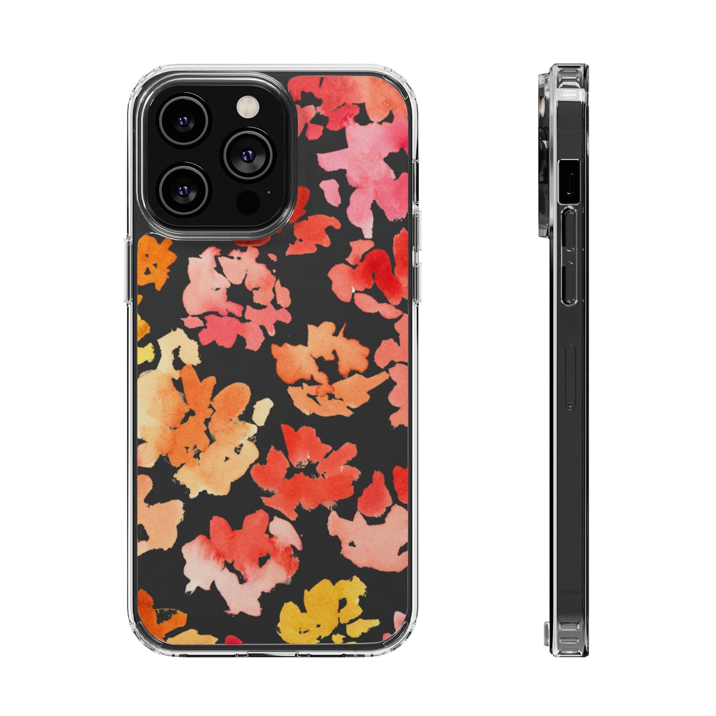 Watercolor Posy Clear Phone Case - Brooke Zitting, LLC