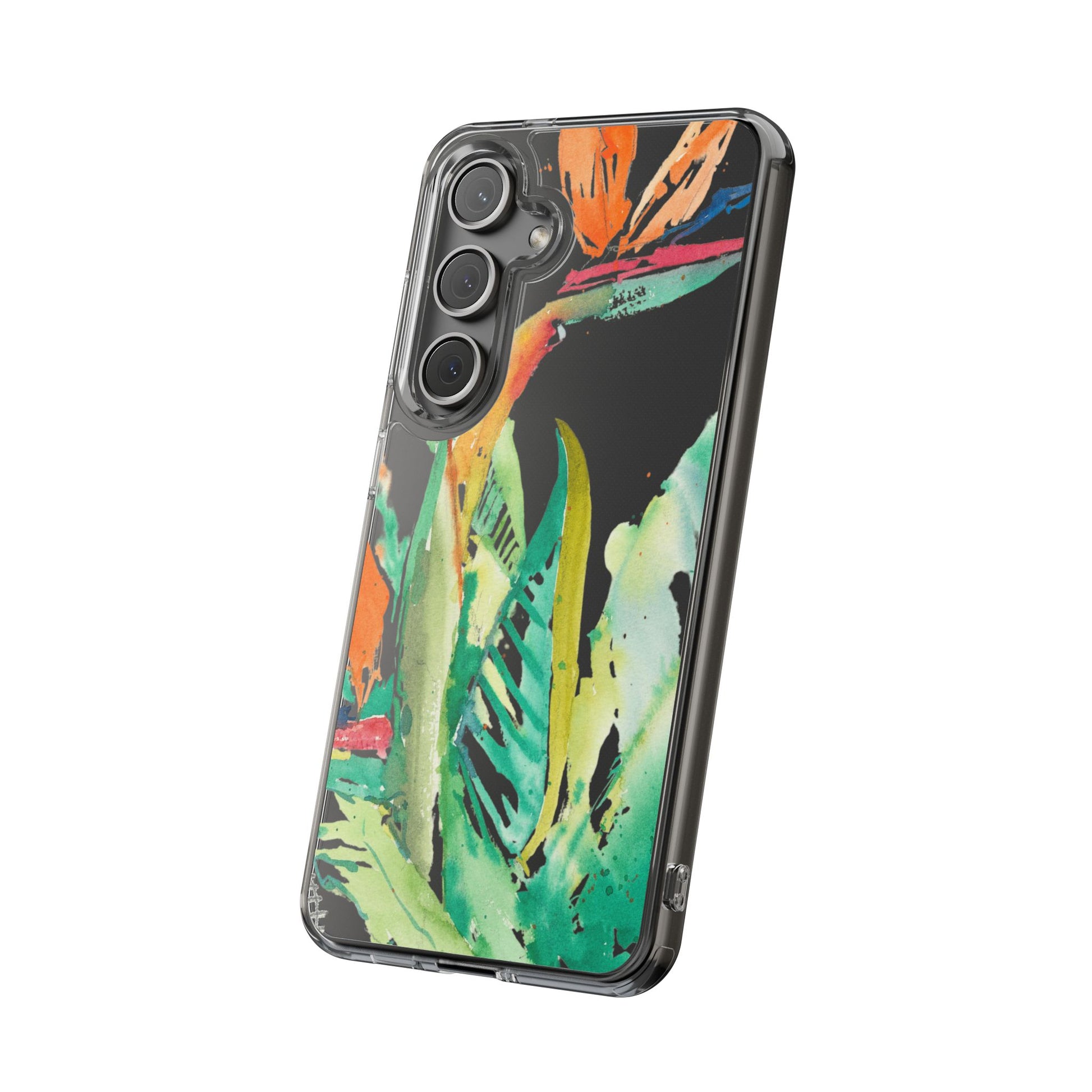 Another Day in Paradise Watercolor Clear Phone Case - Brooke Zitting, LLC