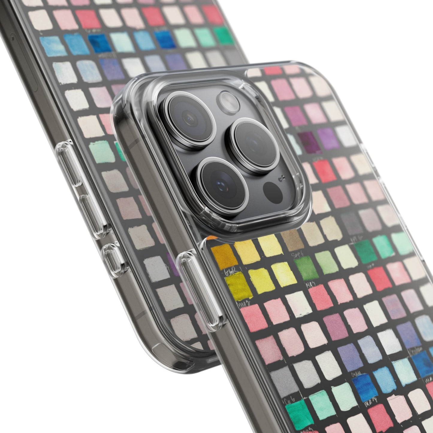 Watercolor Swatches Clear Phone Case - Brooke Zitting, LLC