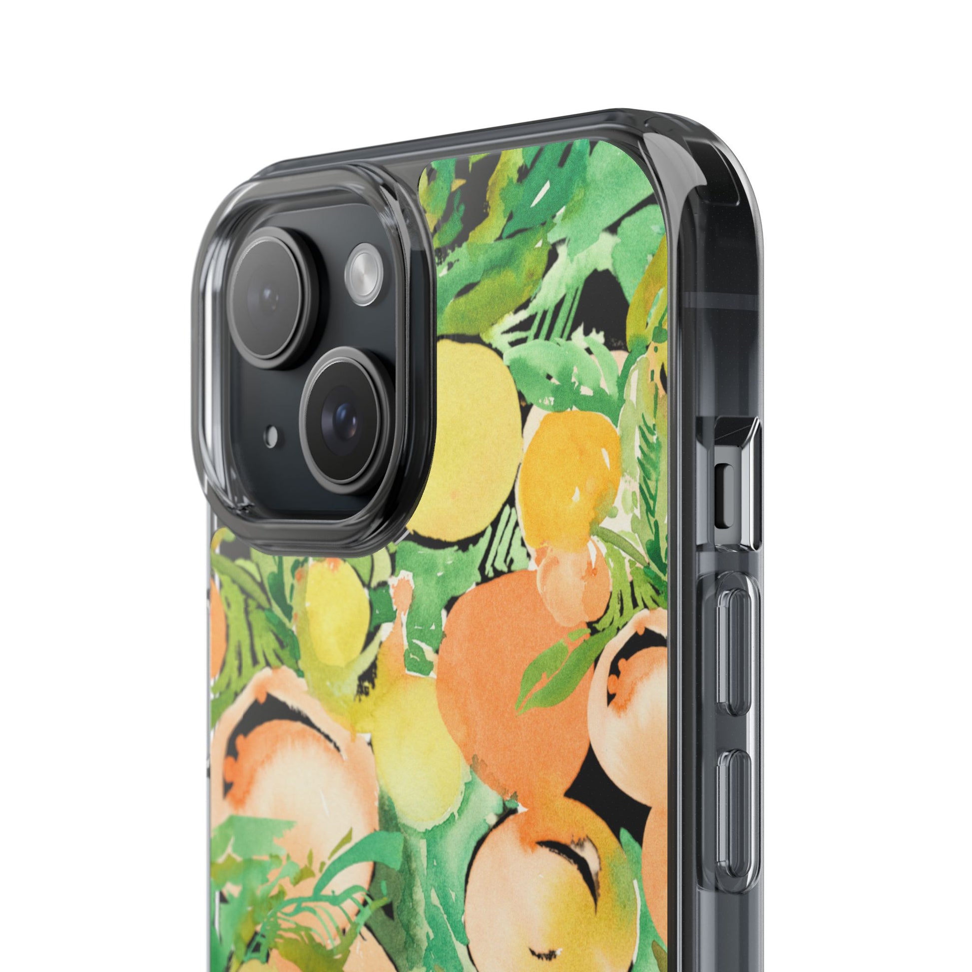 Watercolor Peach Party Clear Phone Case - Brooke Zitting, LLC