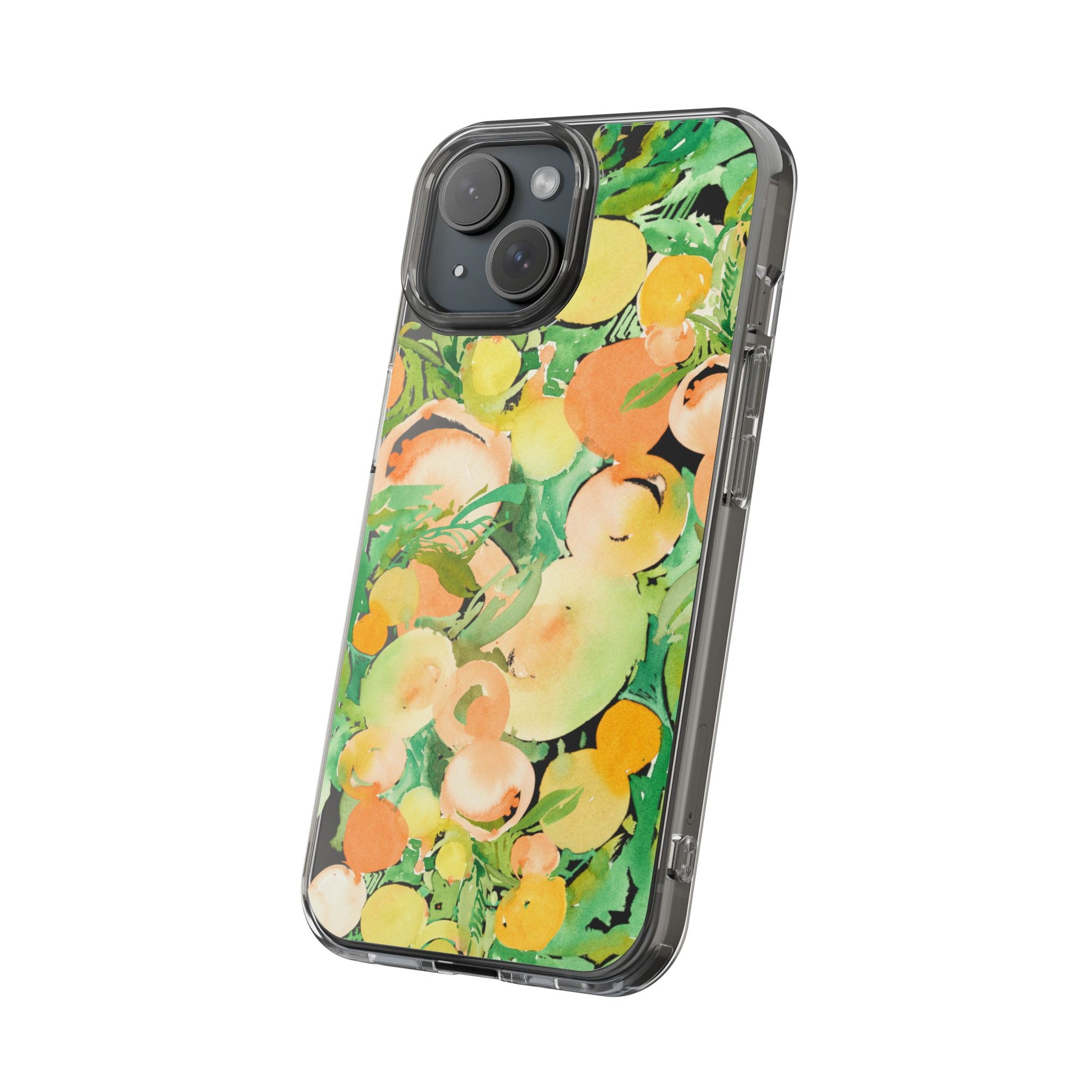 Watercolor Peach Party Clear Phone Case - Brooke Zitting, LLC