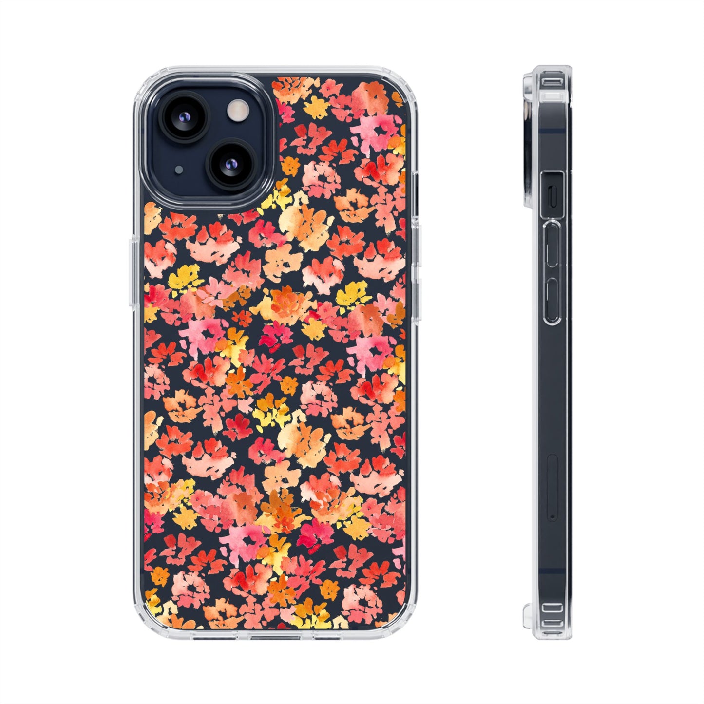 Watercolor Mini Posy Clear Phone Case - Brooke Zitting, LLC