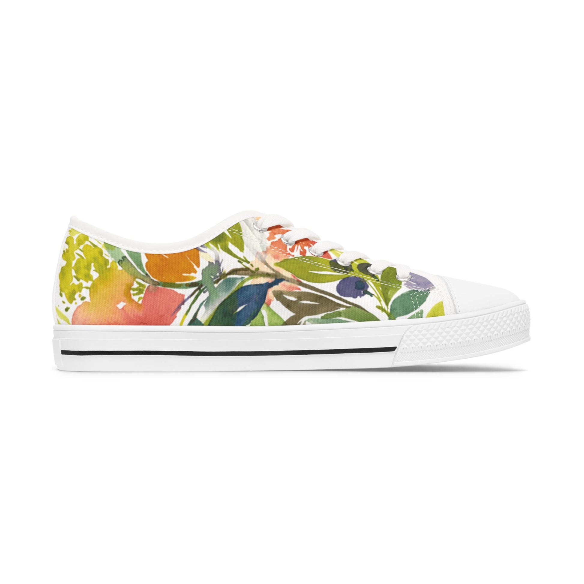 Petal Pop Casual Low-top Sneakers - The Perfect Gift for Her - Brooke Zitting, LLC
