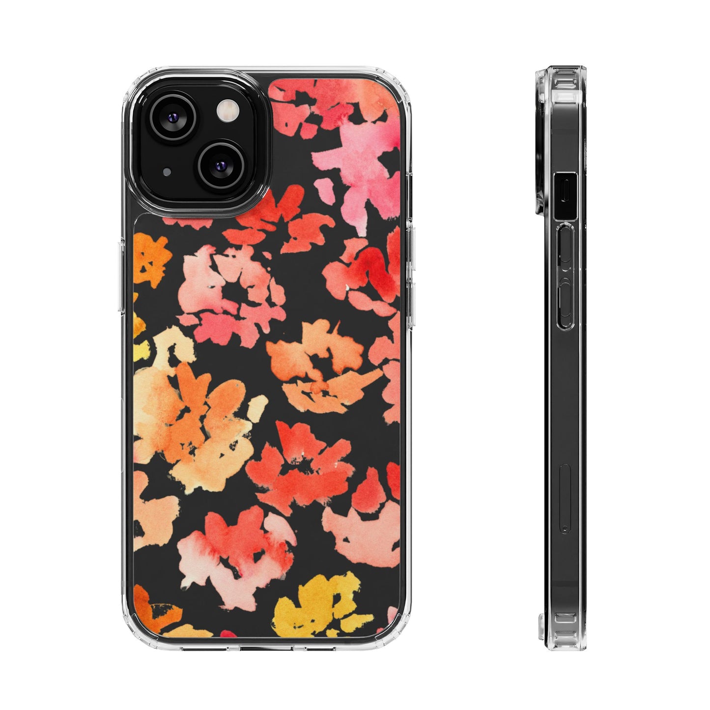 Watercolor Posy Clear Phone Case - Brooke Zitting, LLC