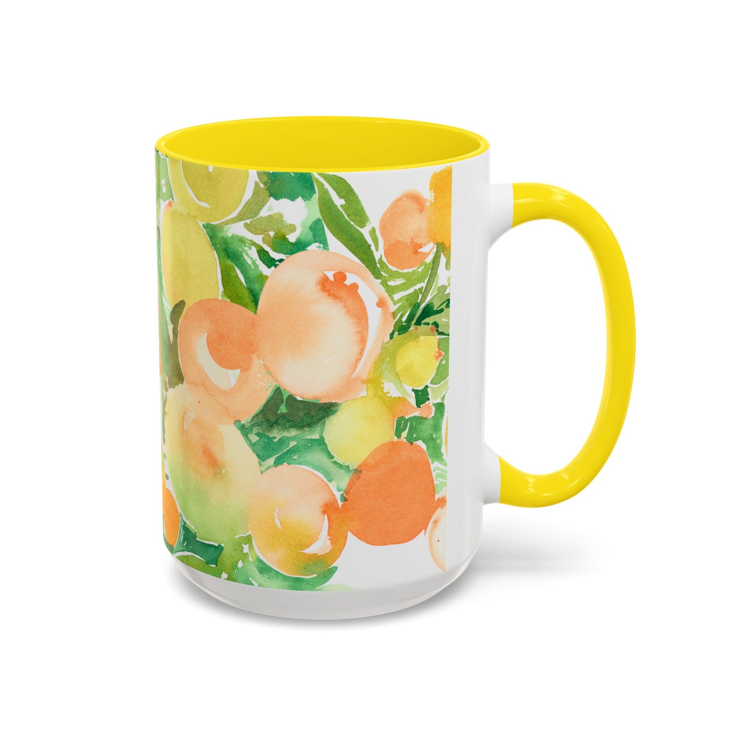 Citrus and Peaches Coffee Mug (11, 15oz) - Brooke Zitting, LLC