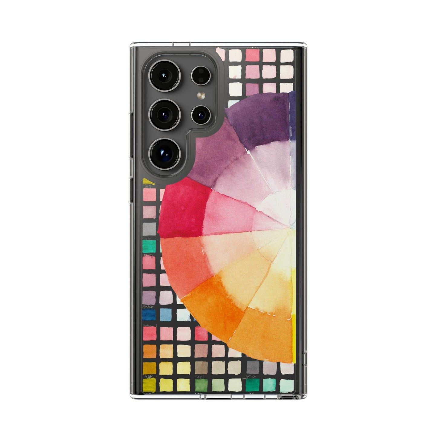 Watercolor-Theory Clear Phone Case - Brooke Zitting, LLC