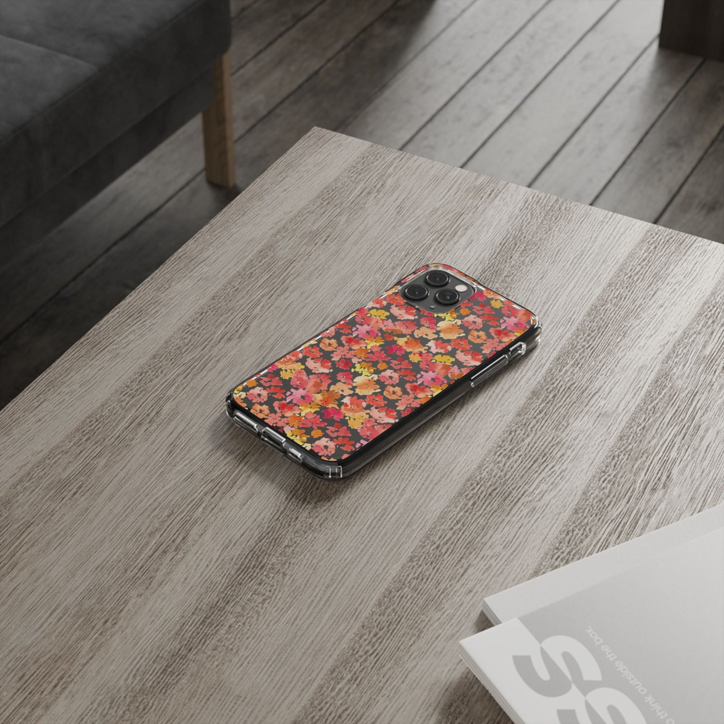 Watercolor Mini Posy Clear Phone Case - Brooke Zitting, LLC