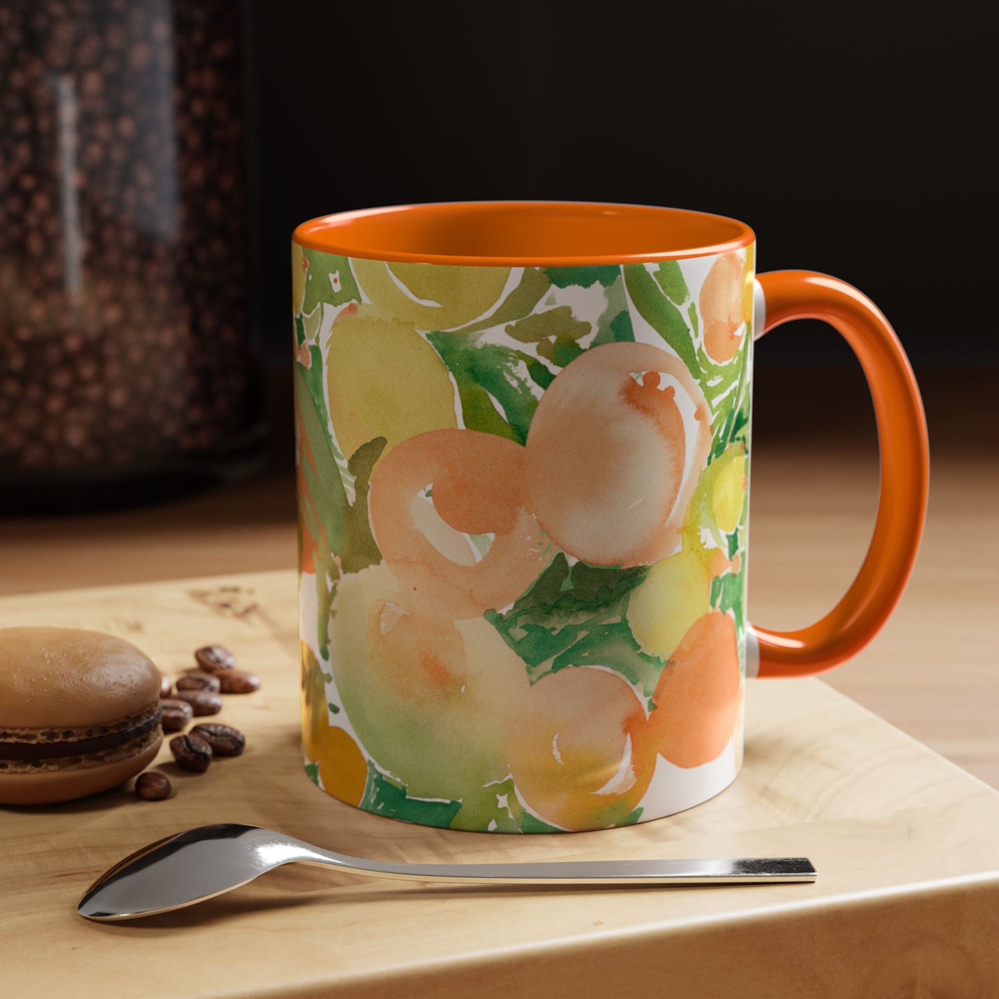 Citrus and Peaches Coffee Mug (11, 15oz) - Brooke Zitting, LLC