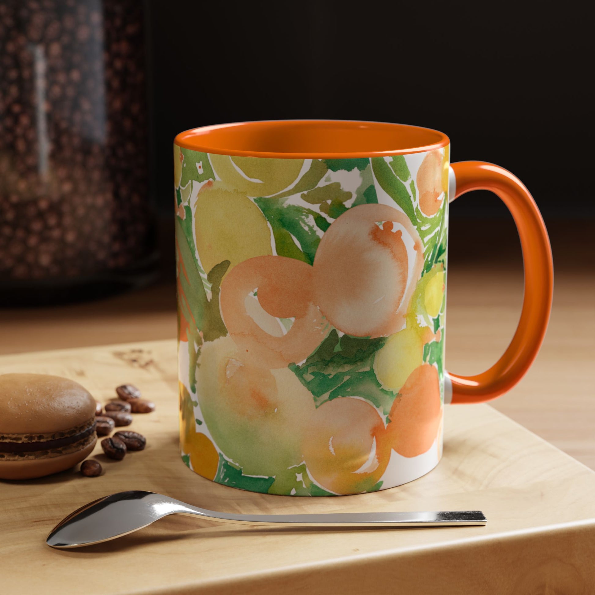 Citrus and Peaches Coffee Mug (11, 15oz) - Brooke Zitting, LLC