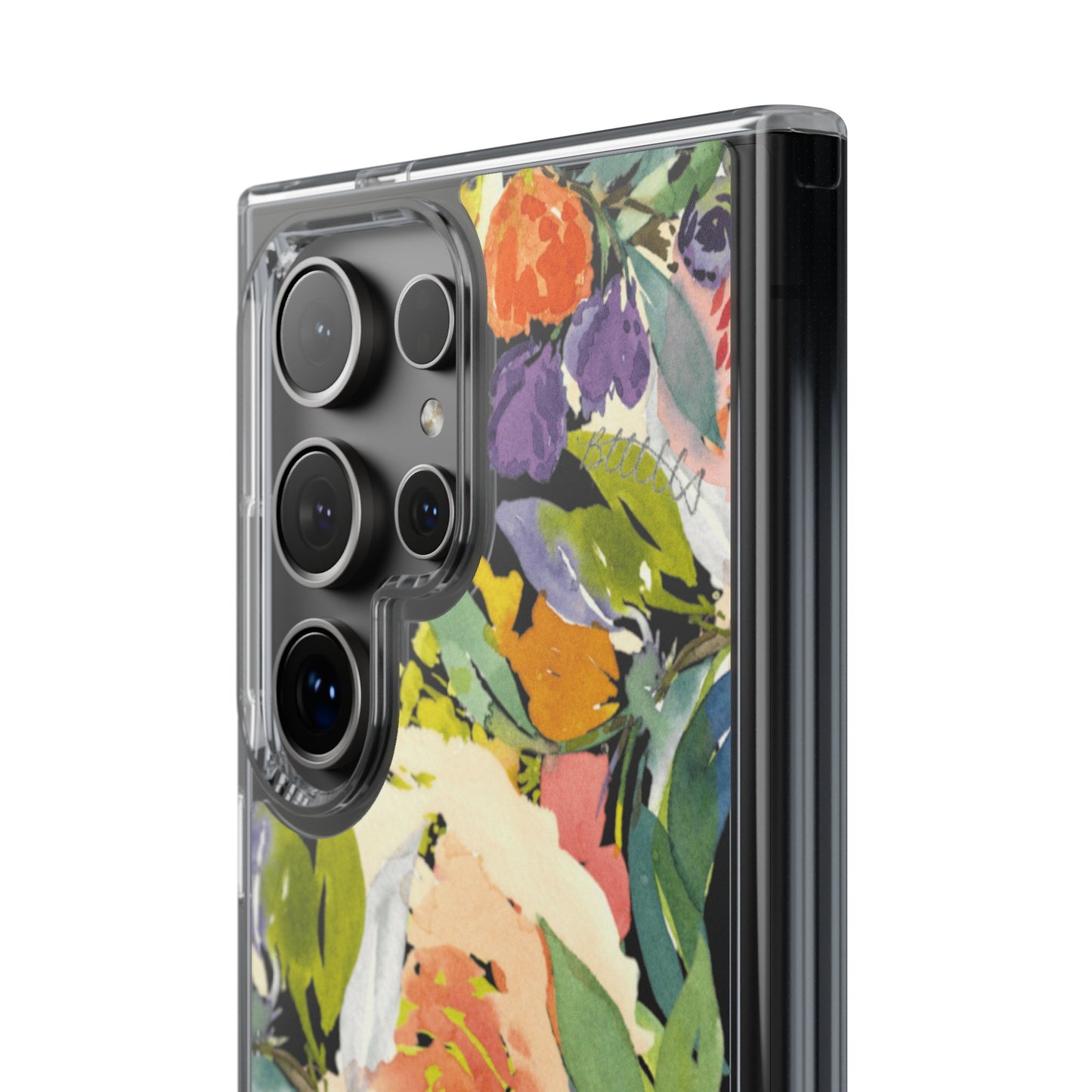 Clear Phone Case with Floral Blooms Design - Brooke Zitting, LLC