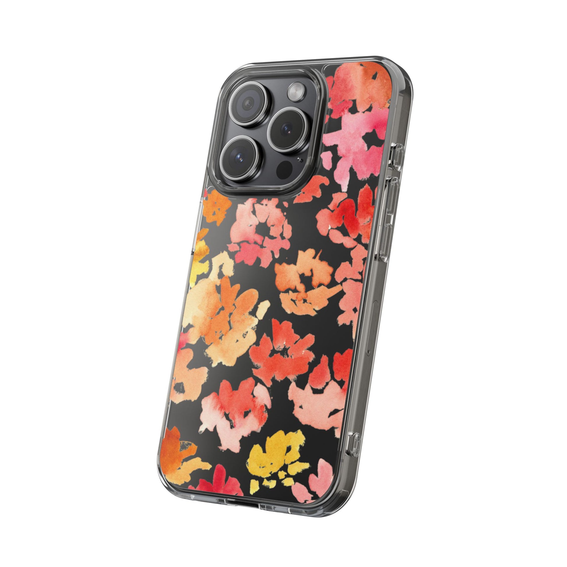 Watercolor Posy Clear Phone Case - Brooke Zitting, LLC