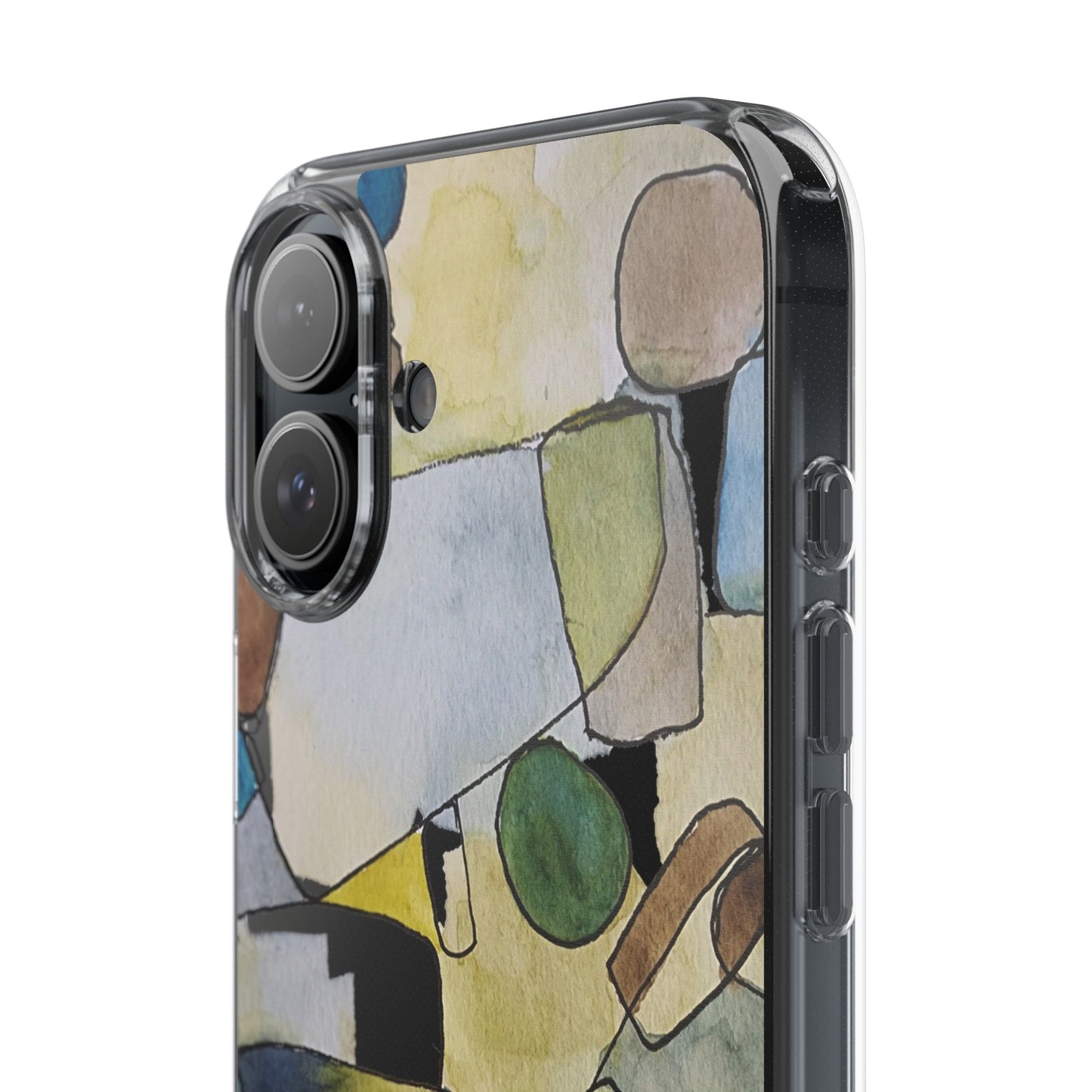 Abstract Watercolor Clear Phone Case - Brooke Zitting, LLC