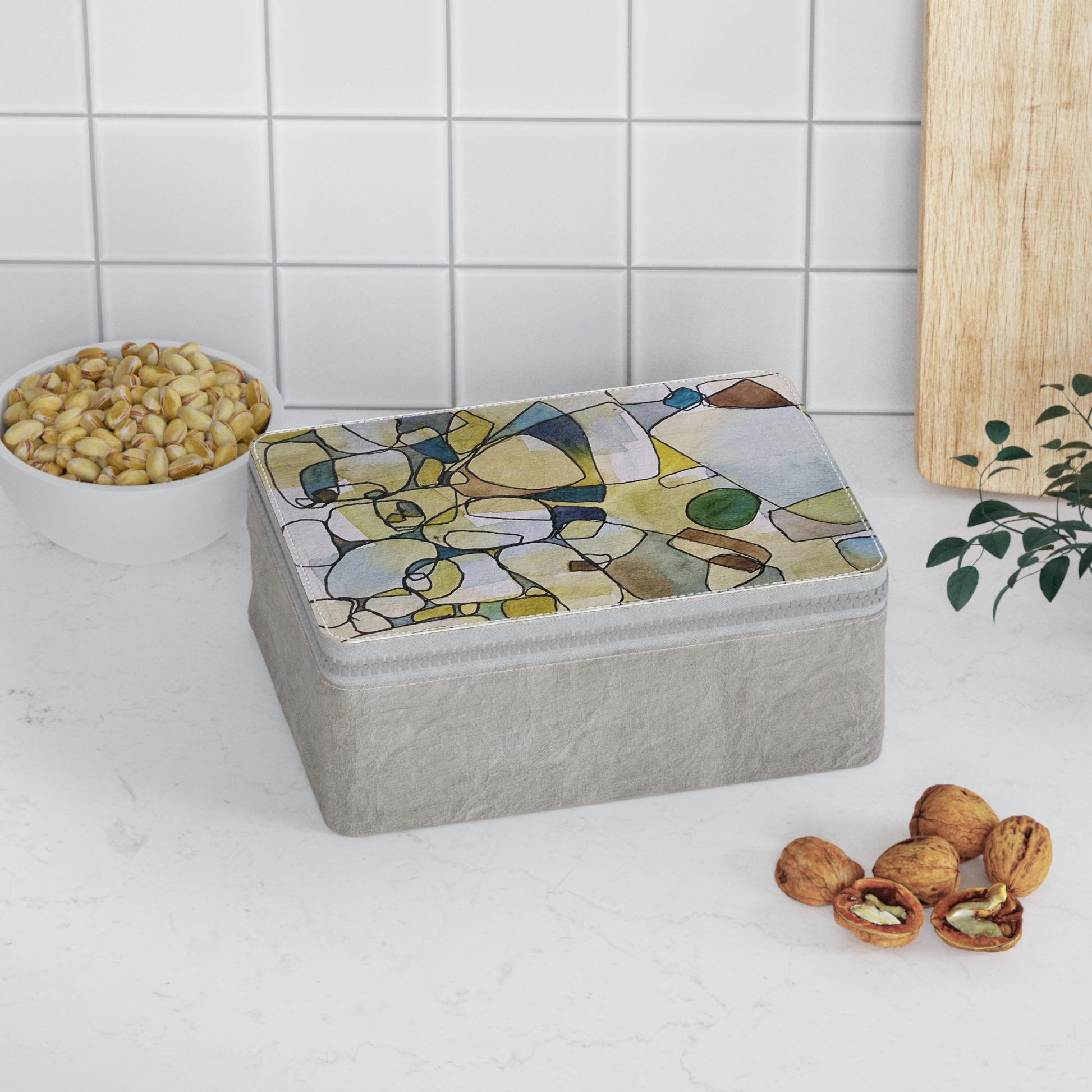 The Fragmented Whispers Paper Lunch Bag - Brooke Zitting, LLC
