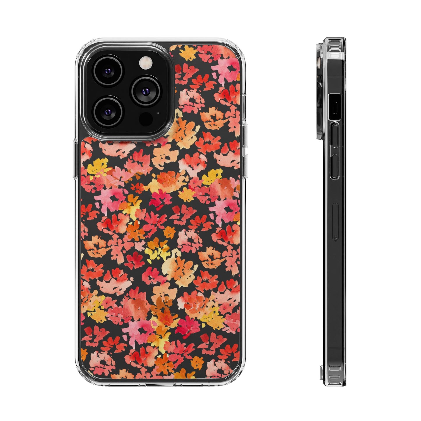 Watercolor Mini Posy Clear Phone Case - Brooke Zitting, LLC
