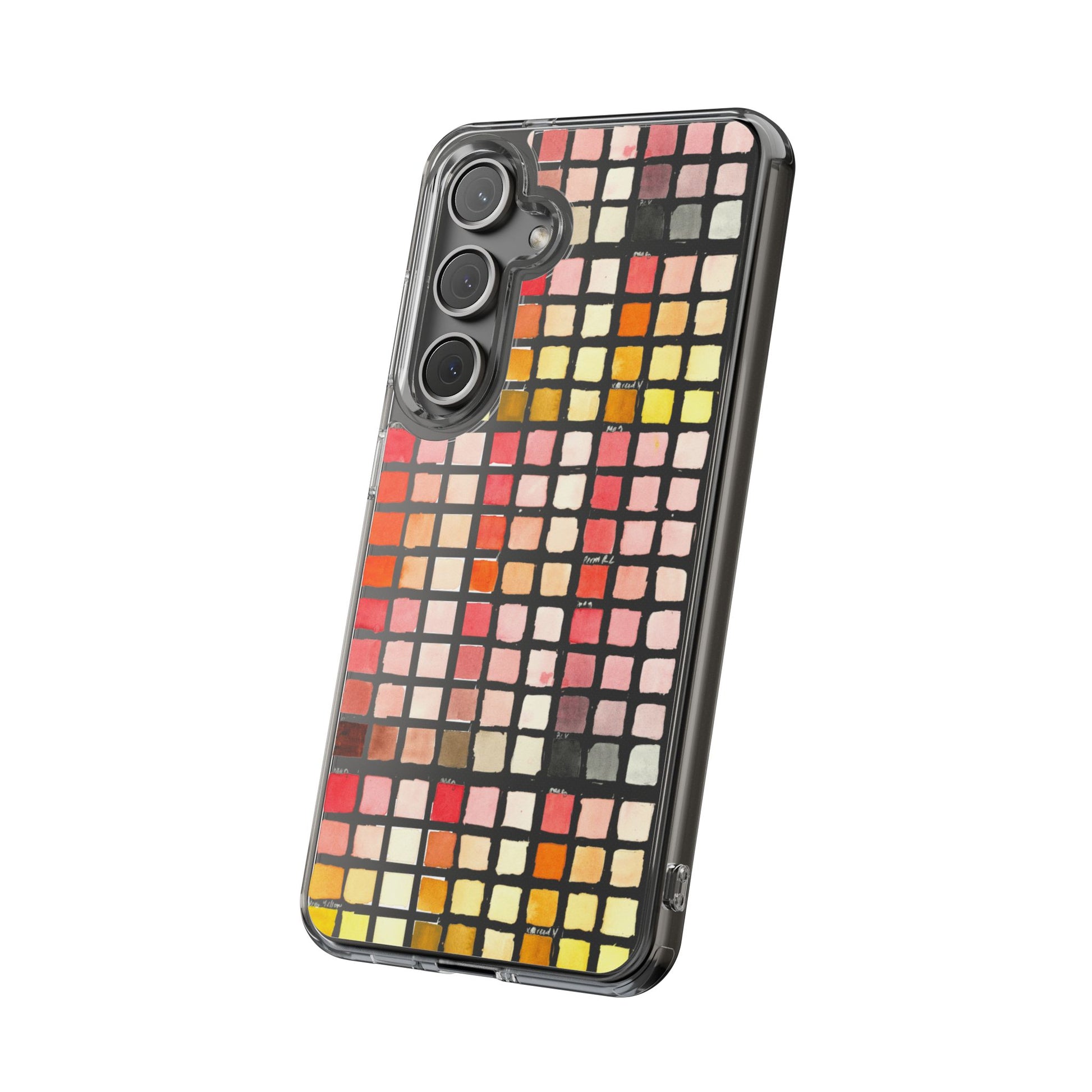 Watercolor Paint Swatches Clear Phone Case - Brooke Zitting, LLC