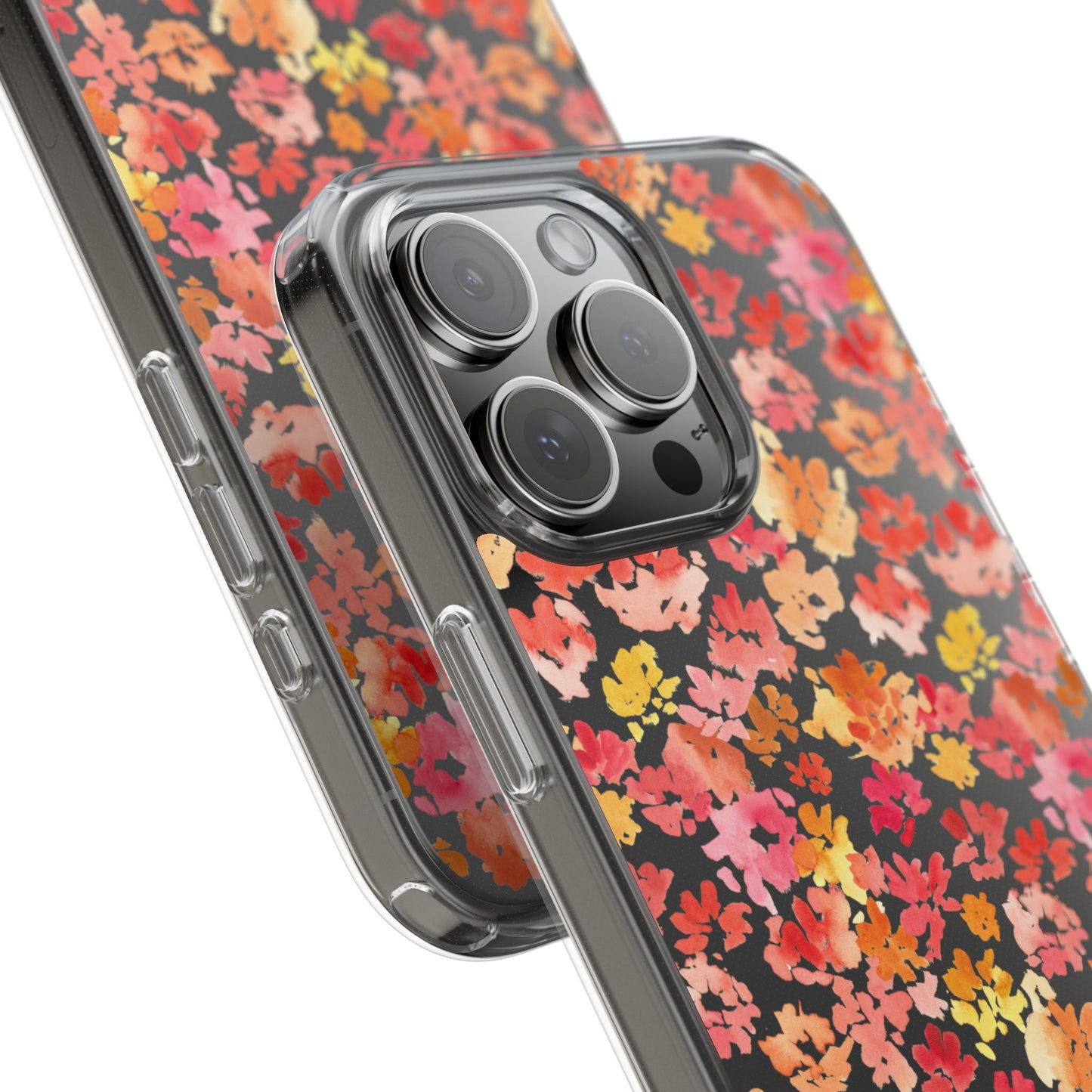 Watercolor Mini Posy Clear Phone Case - Brooke Zitting, LLC