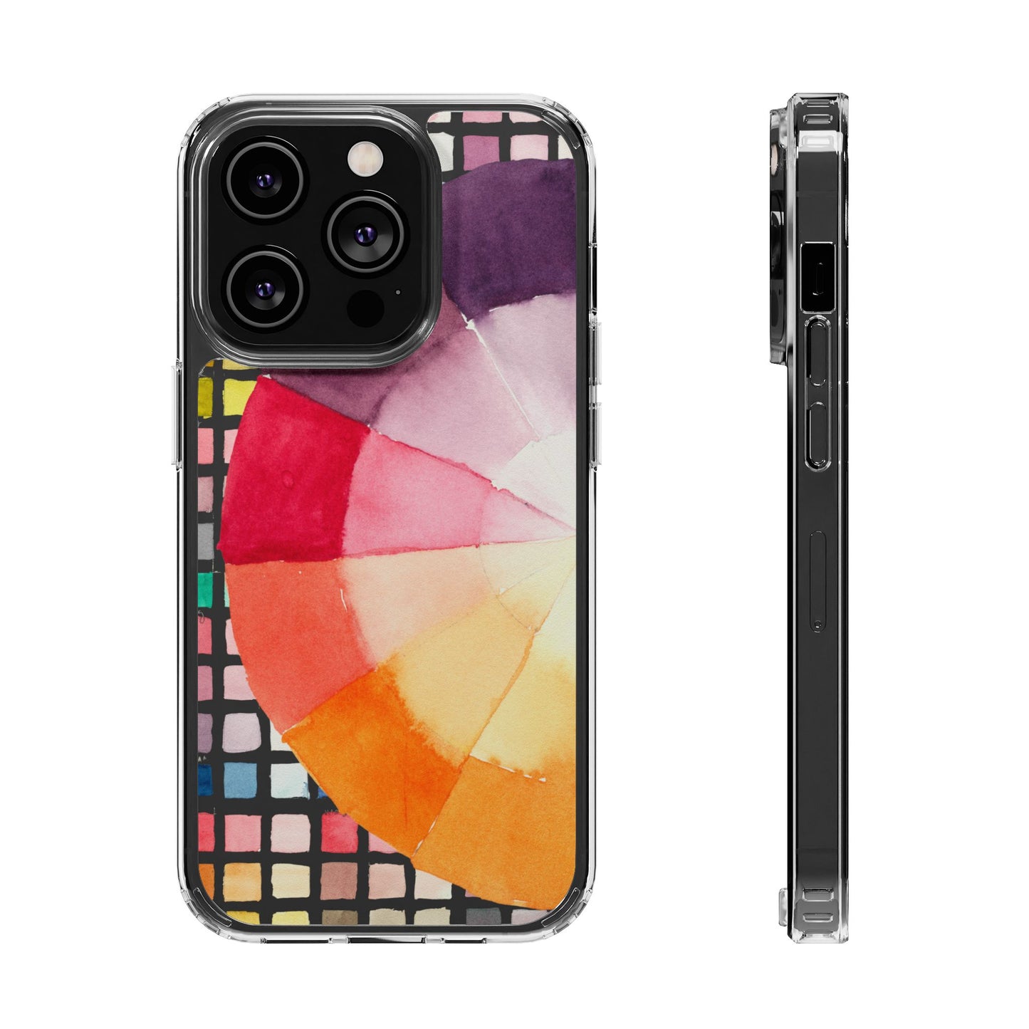 Watercolor-Theory Clear Phone Case - Brooke Zitting, LLC