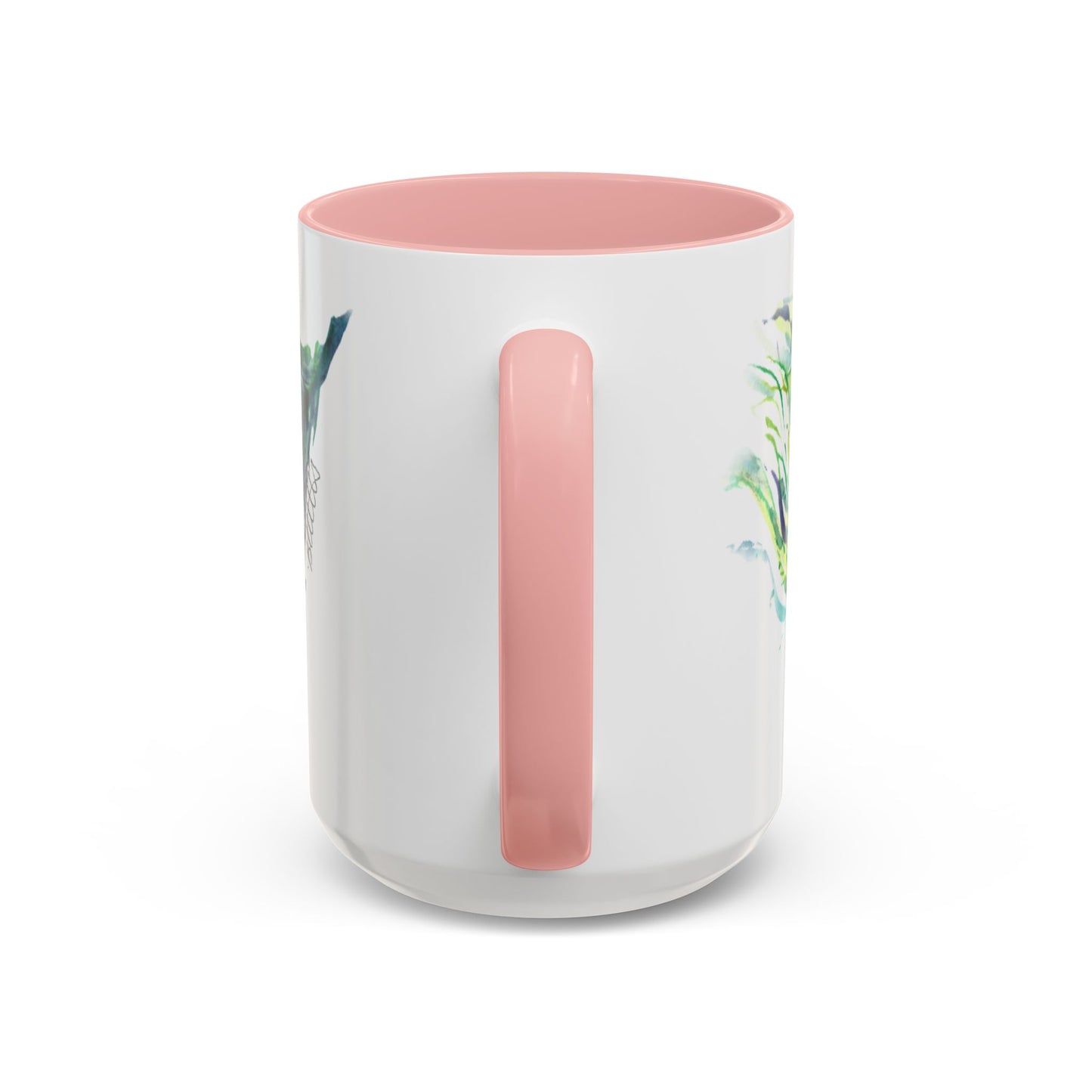 Light as a Feather Peacock Feather Accent Coffee Mug (11, 15oz) - Brooke Zitting, LLC