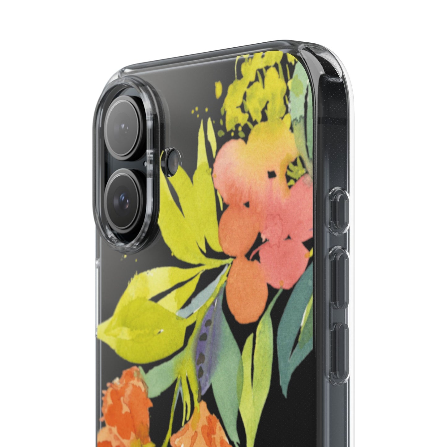 Watercolor Floral Blooms Clear Phone Case - Brooke Zitting, LLC