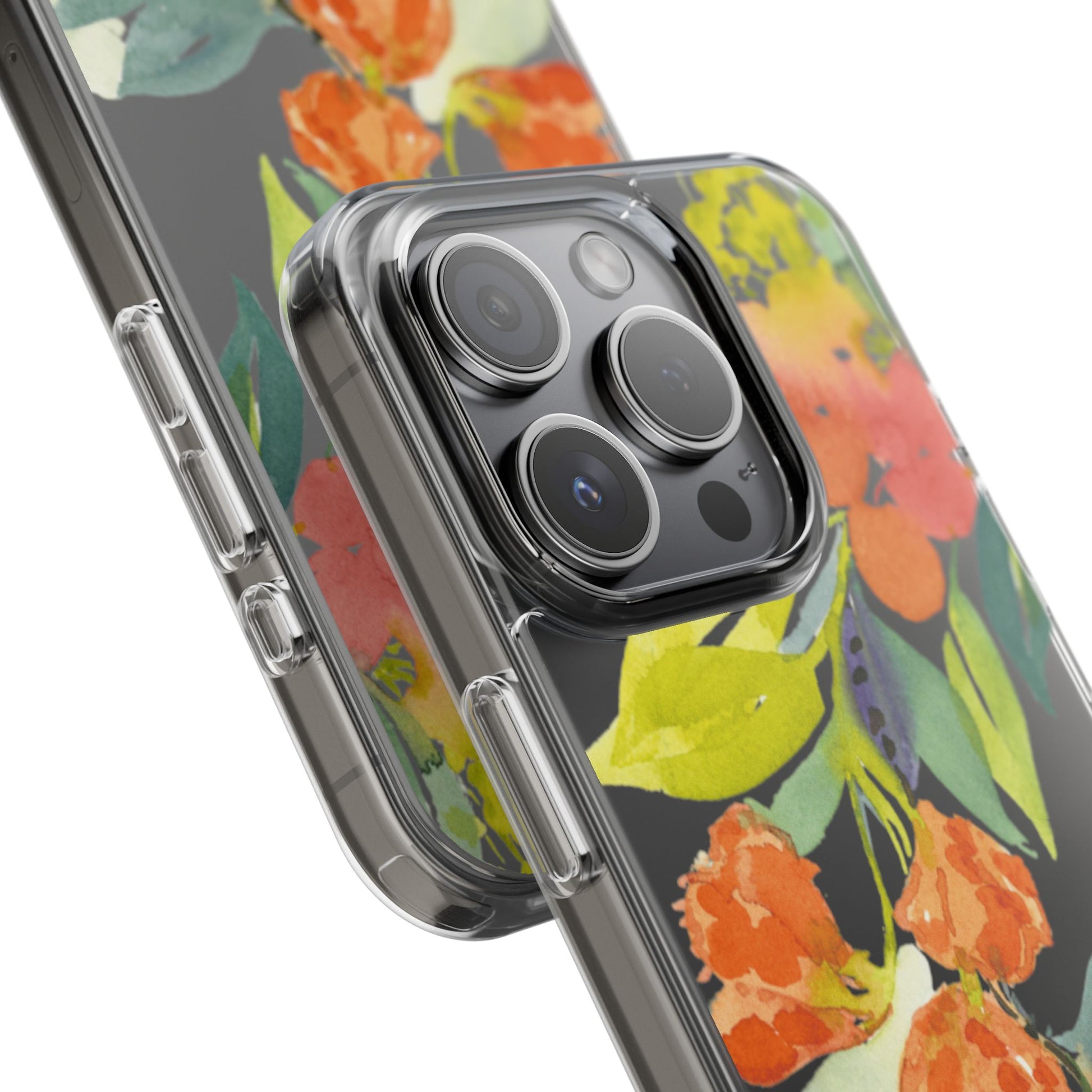 Watercolor Floral Blooms Clear Phone Case - Brooke Zitting, LLC