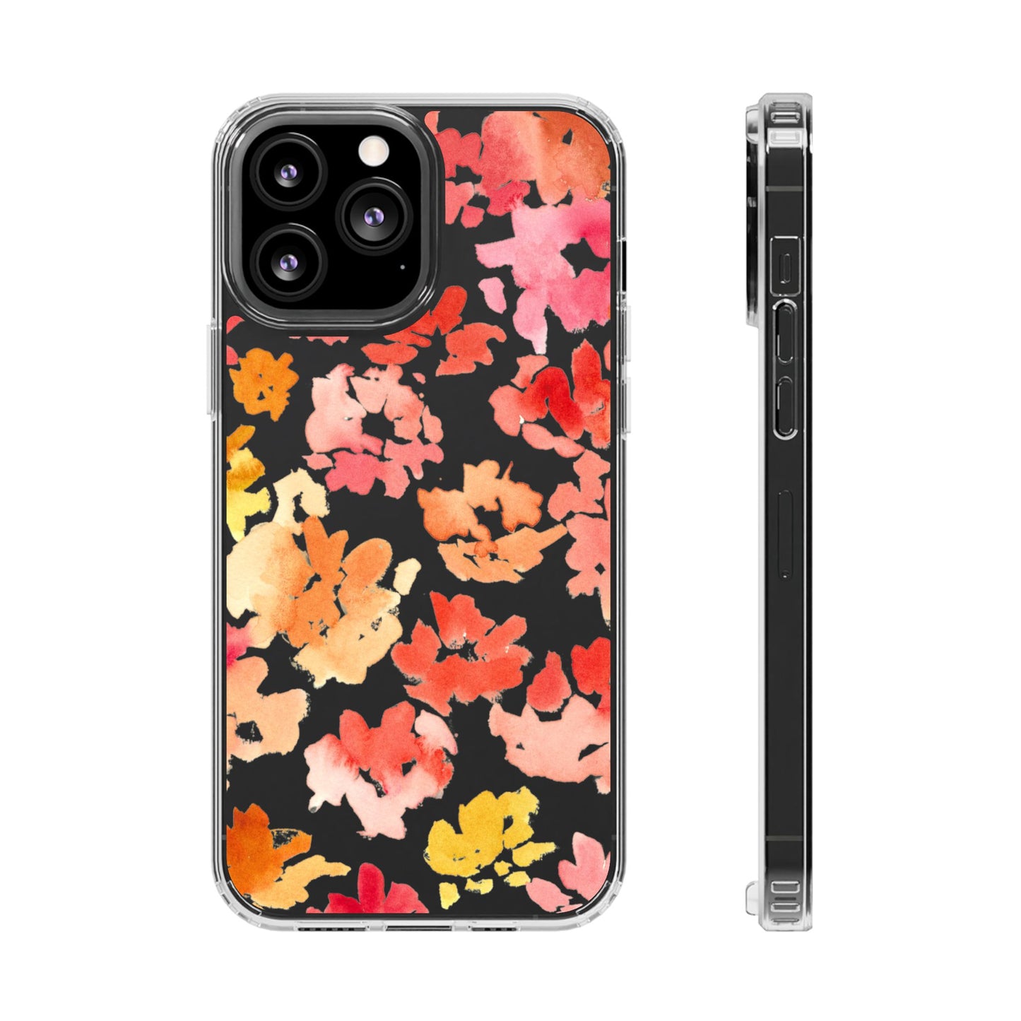 Watercolor Posy Clear Phone Case - Brooke Zitting, LLC
