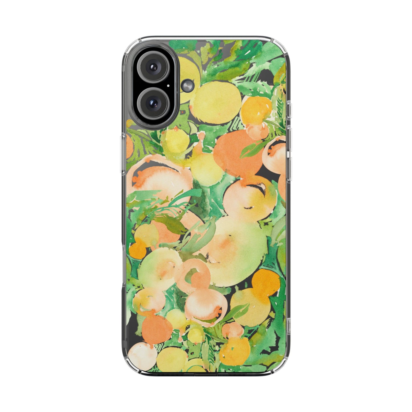 Watercolor Peach Party Clear Phone Case - Brooke Zitting, LLC