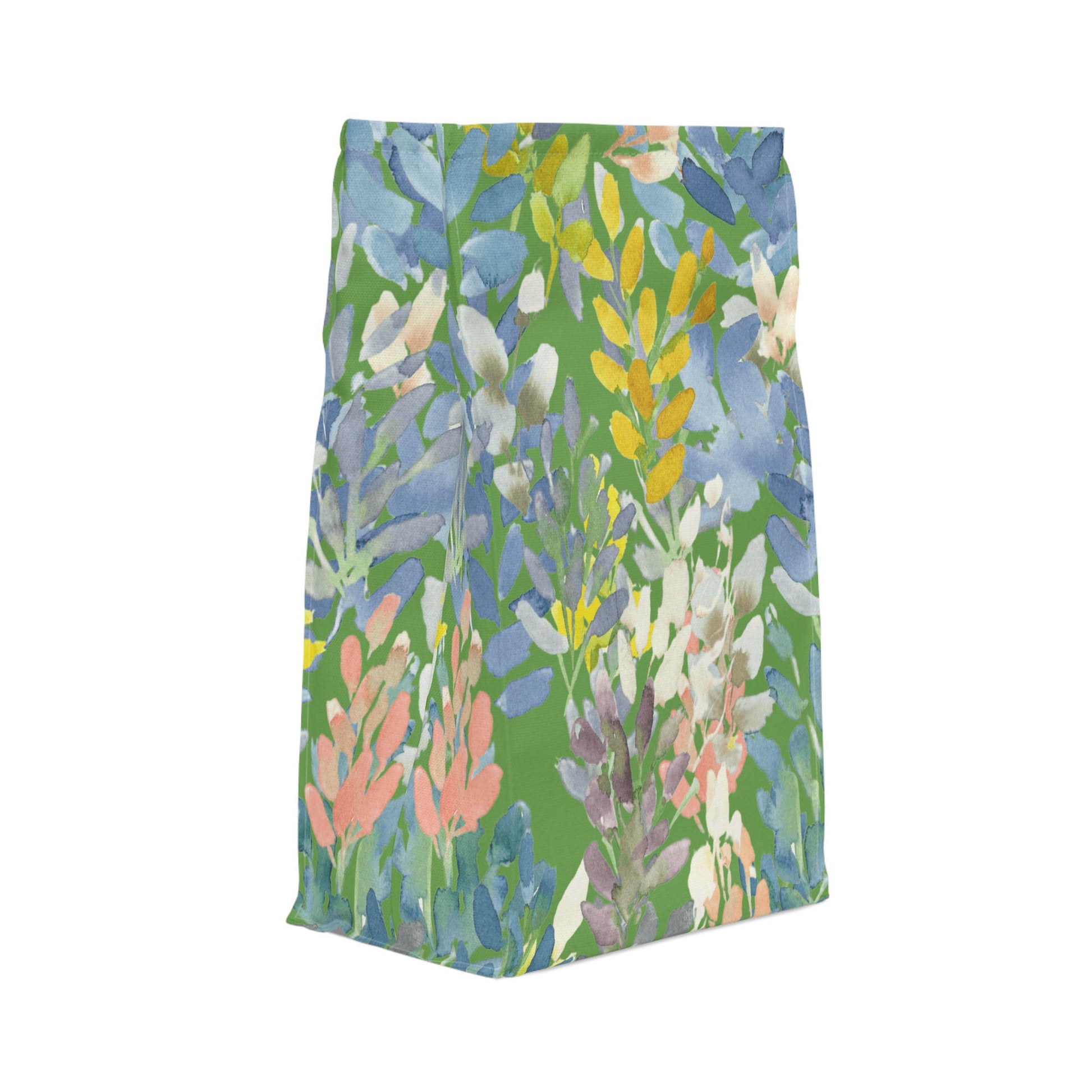 Petal Parade Watercolor Design Lunch Bag – Insulated, Wipe-Clean, Eco-Friendly Tote for Daily Use - Brooke Zitting, LLC