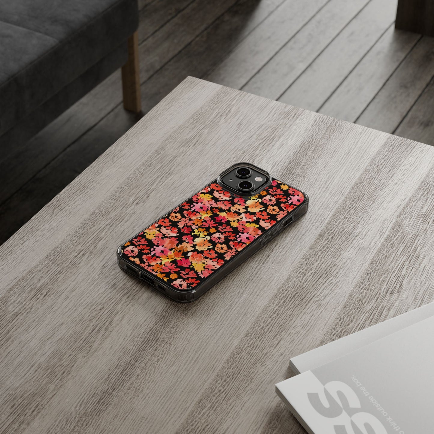 Watercolor Mini Posy Clear Phone Case - Brooke Zitting, LLC