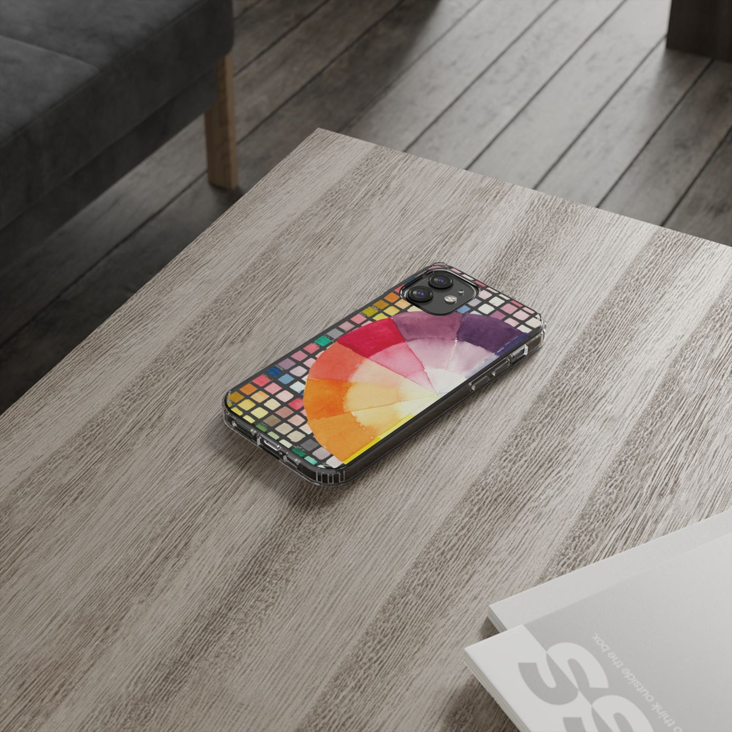 Watercolor-Theory Clear Phone Case - Brooke Zitting, LLC