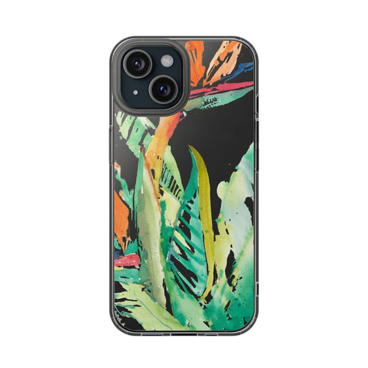 Another Day in Paradise Watercolor Clear Phone Case - Brooke Zitting, LLC