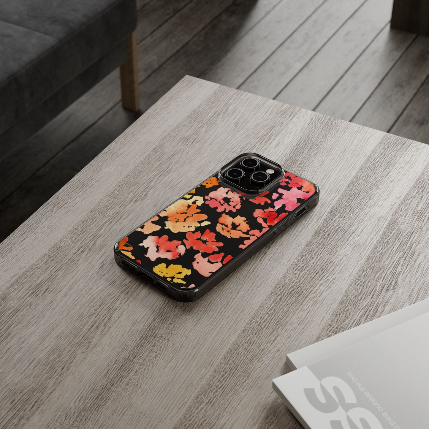 Watercolor Posy Clear Phone Case - Brooke Zitting, LLC