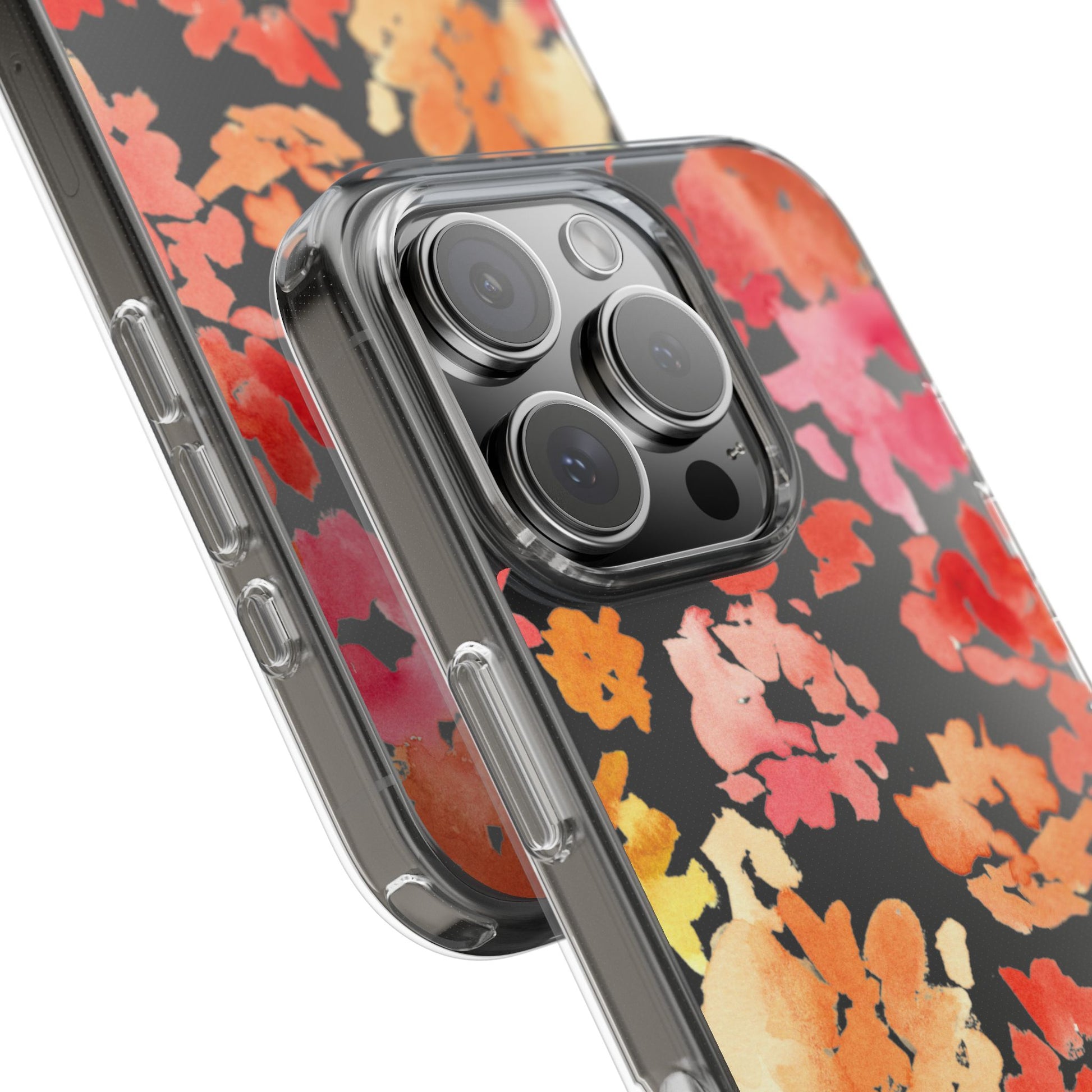 Watercolor Posy Clear Phone Case - Brooke Zitting, LLC