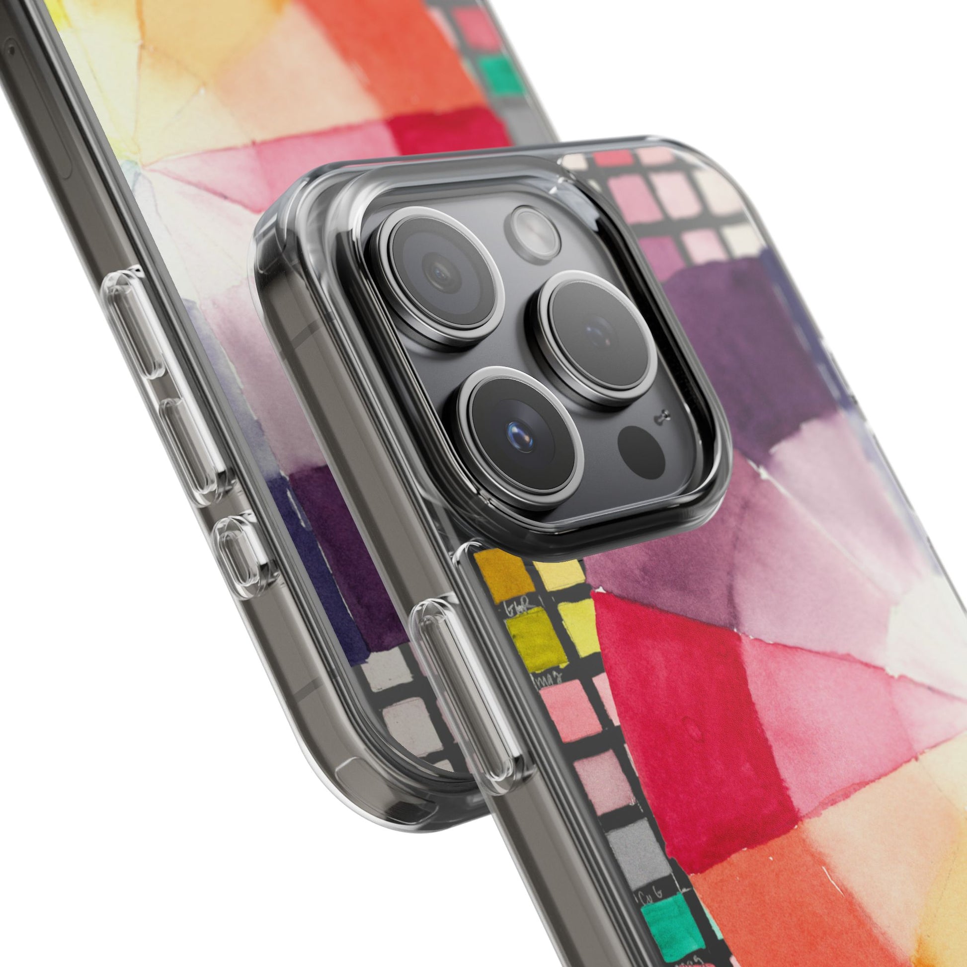 Watercolor-Theory Clear Phone Case - Brooke Zitting, LLC