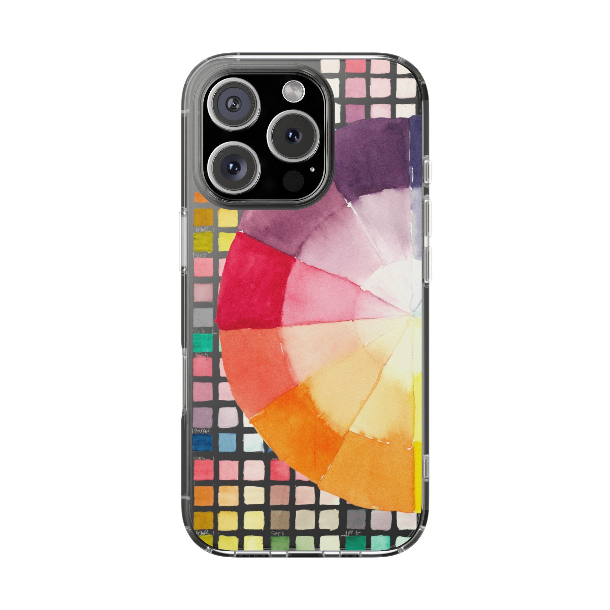 Watercolor-Theory Clear Phone Case - Brooke Zitting, LLC