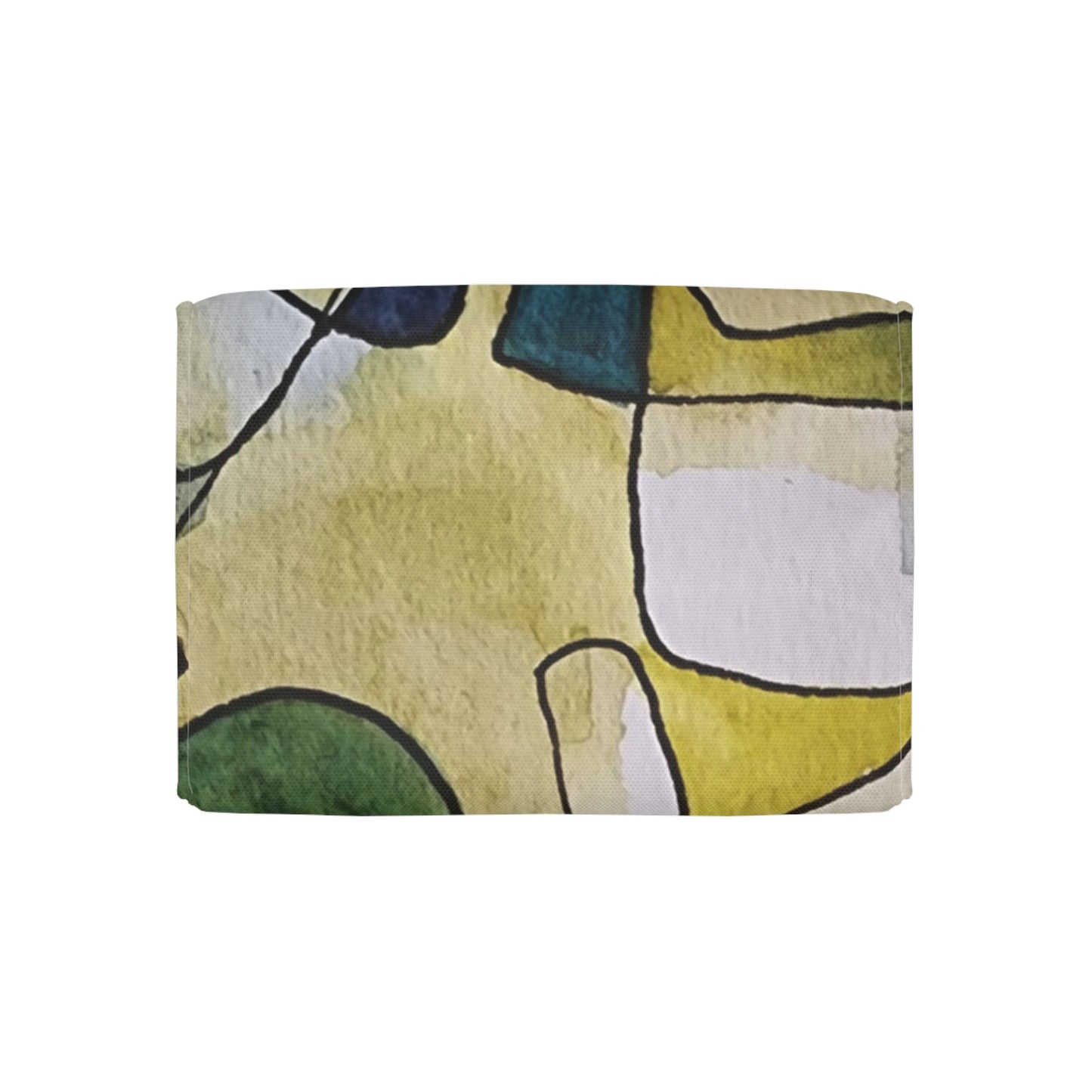 Fragmented Whisper Watercolor Design Lunch Bag – Insulated, Wipe-Clean, Eco-Friendly Tote for Daily Use - Brooke Zitting, LLC