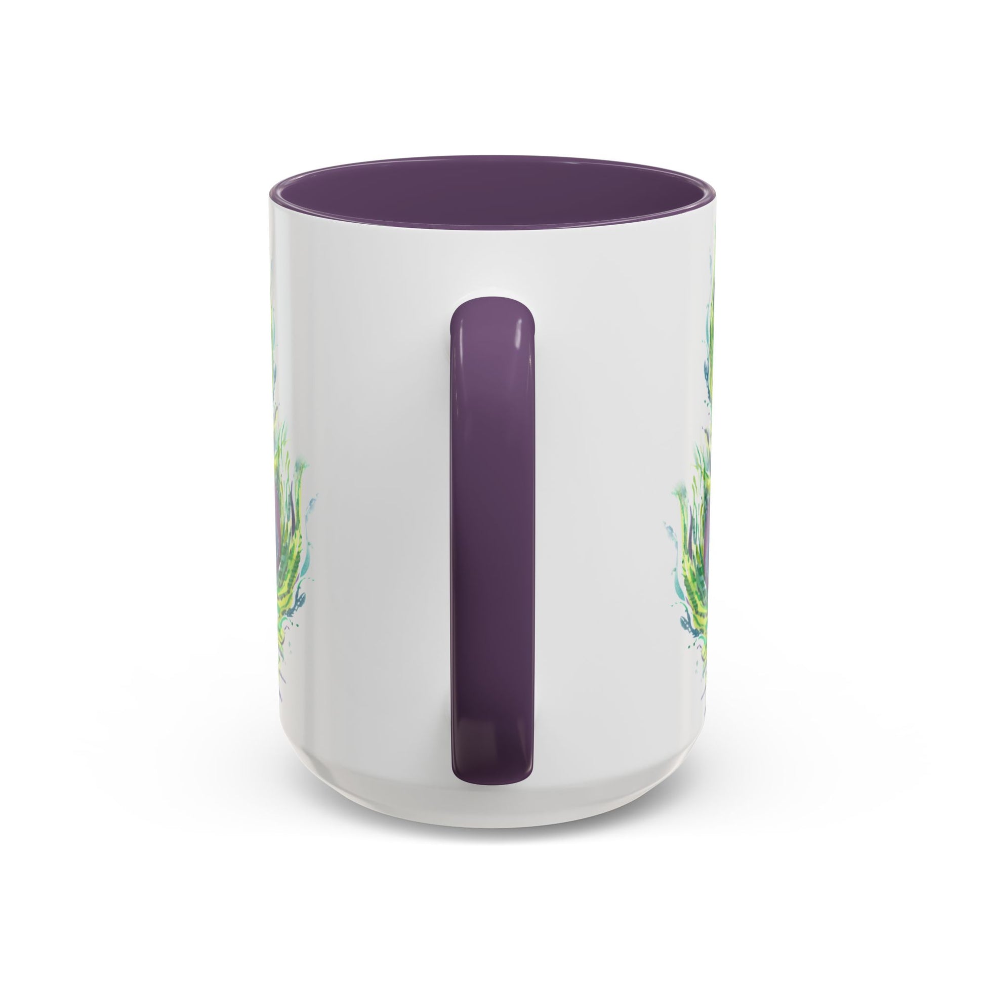 Colorful Peacock Feathers Mug Print  (11oz, 15oz) - Brooke Zitting, LLC