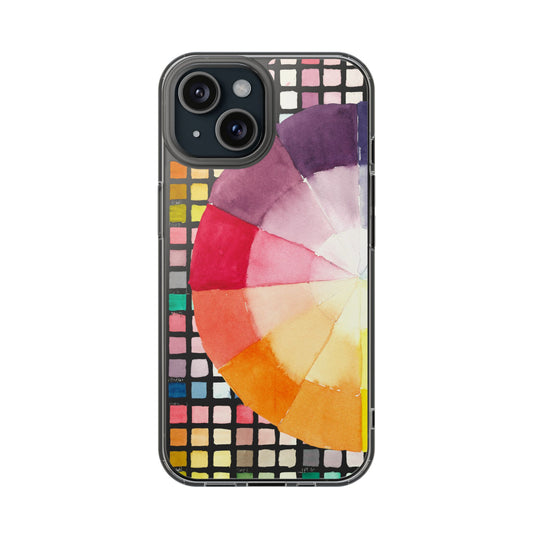 Watercolor-Theory Clear Phone Case - Brooke Zitting, LLC