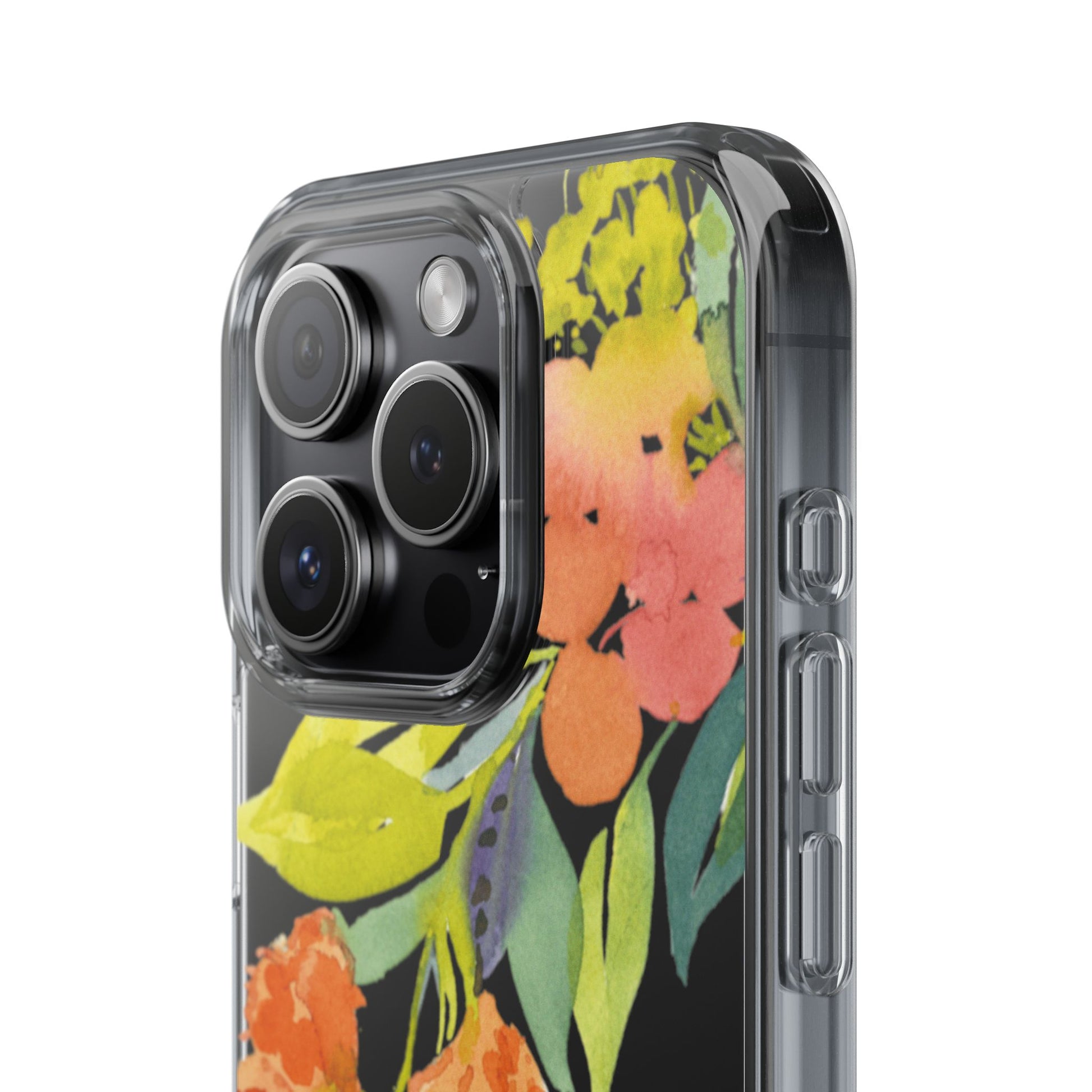 Watercolor Floral Blooms Clear Phone Case - Brooke Zitting, LLC