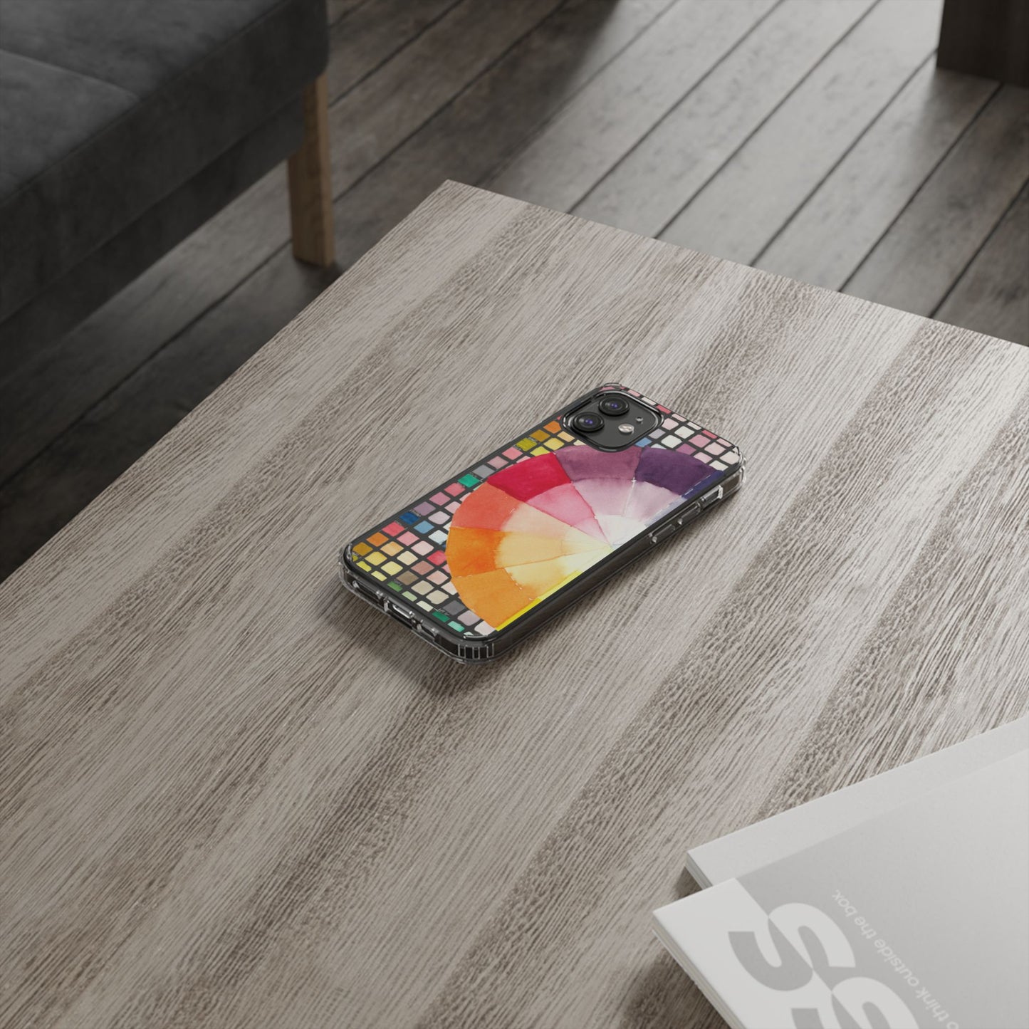 Watercolor-Theory Clear Phone Case - Brooke Zitting, LLC