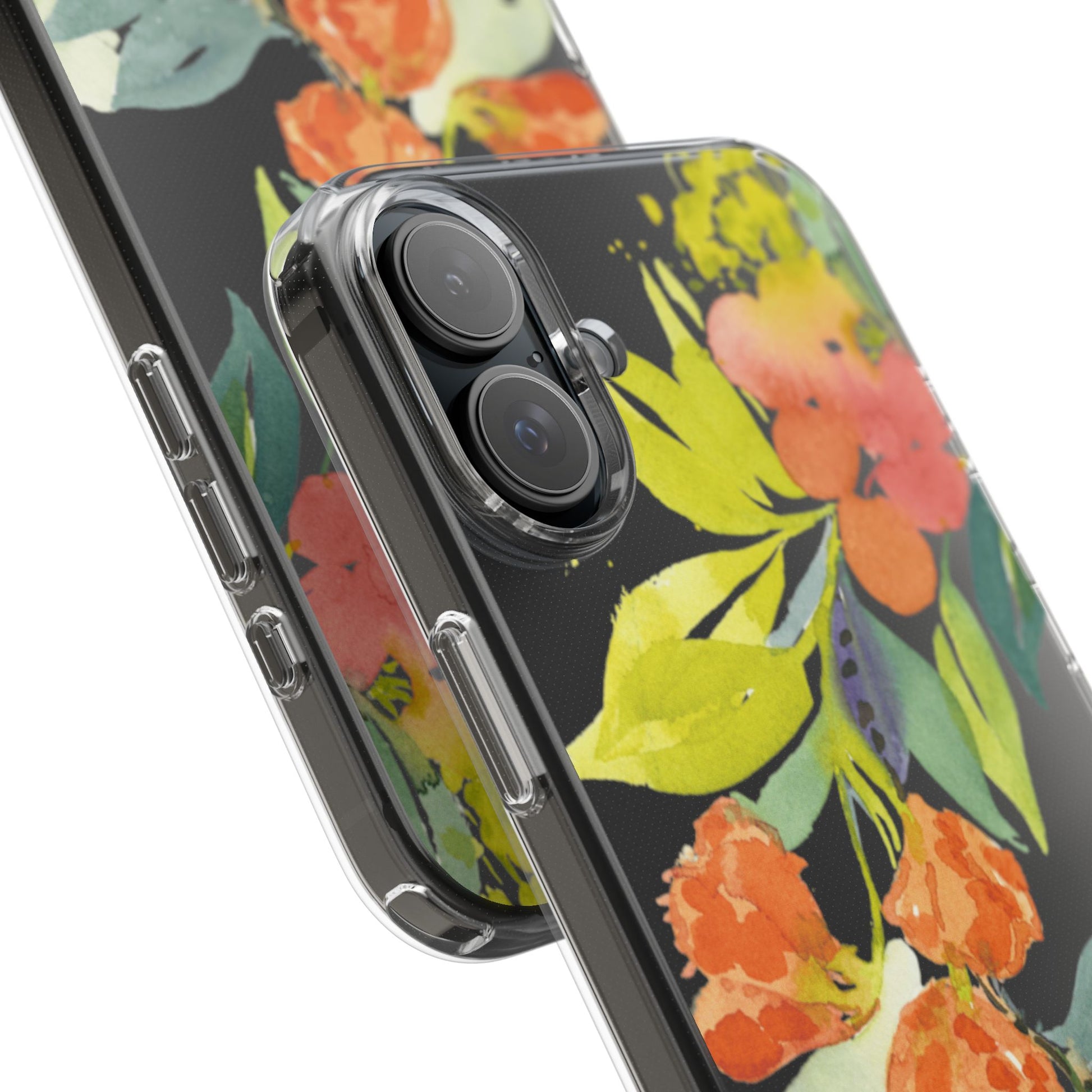 Watercolor Floral Blooms Clear Phone Case - Brooke Zitting, LLC